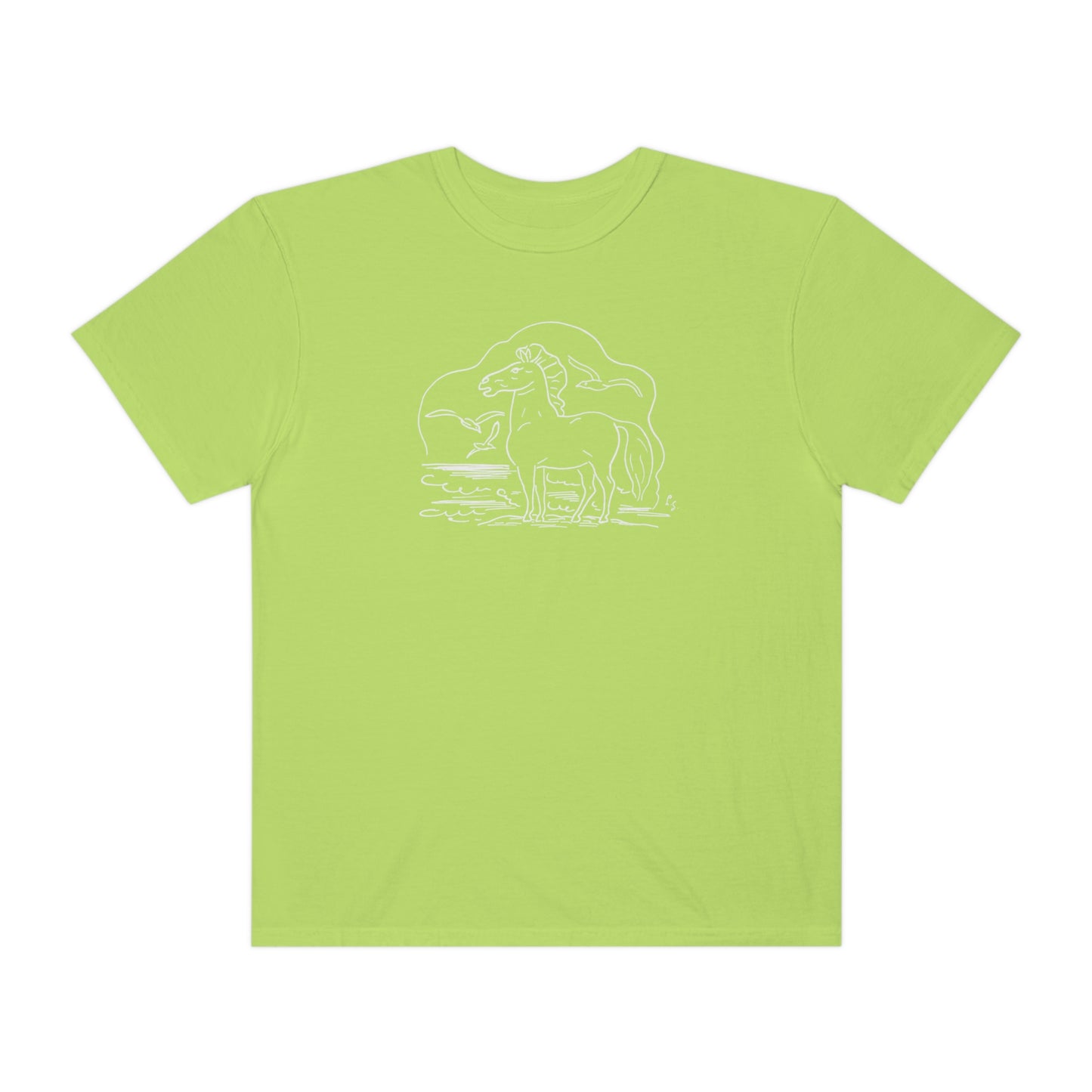Horse on the Beach Comfort Colors T-Shirt