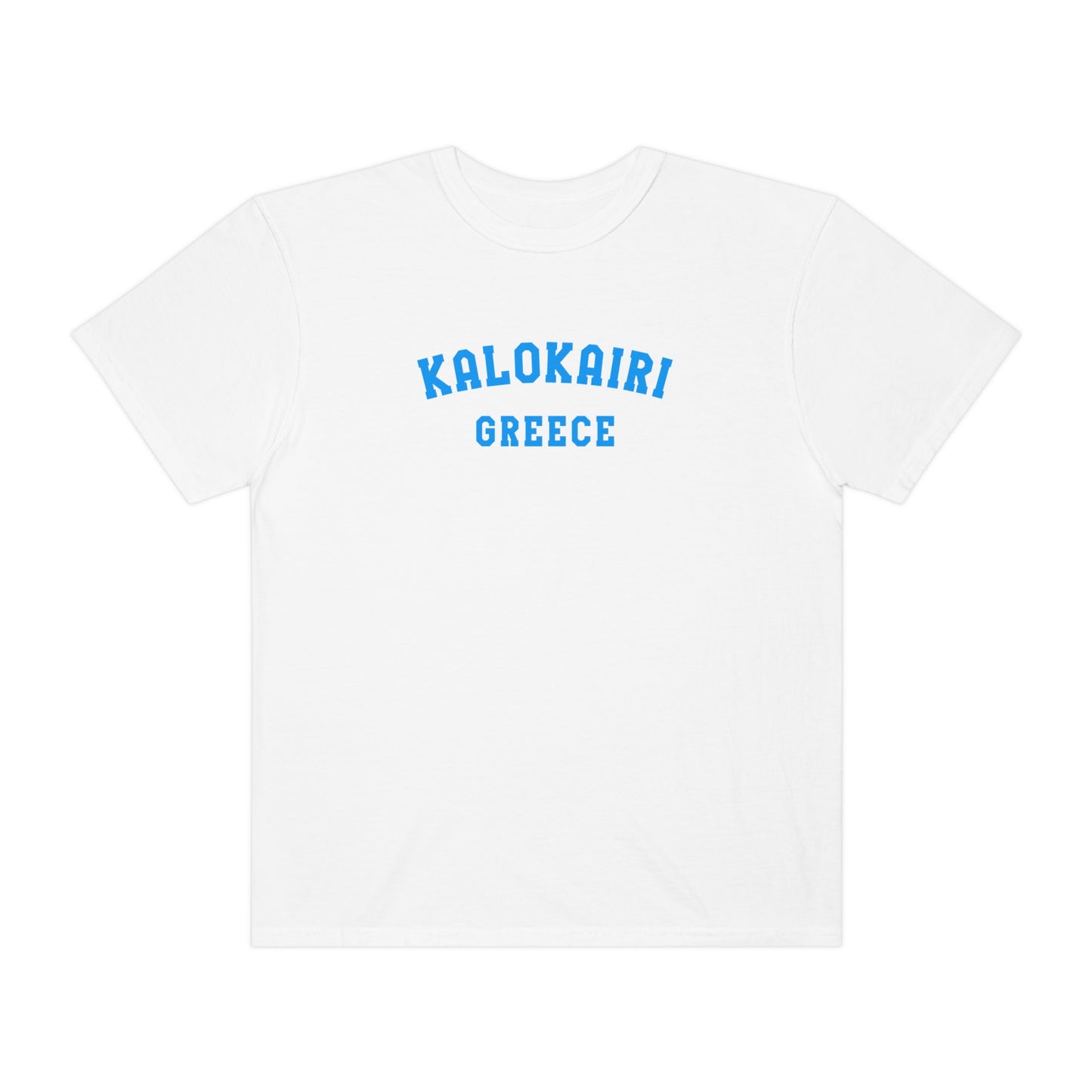 Kalokairi Blue Text Comfort Colors T-Shirt