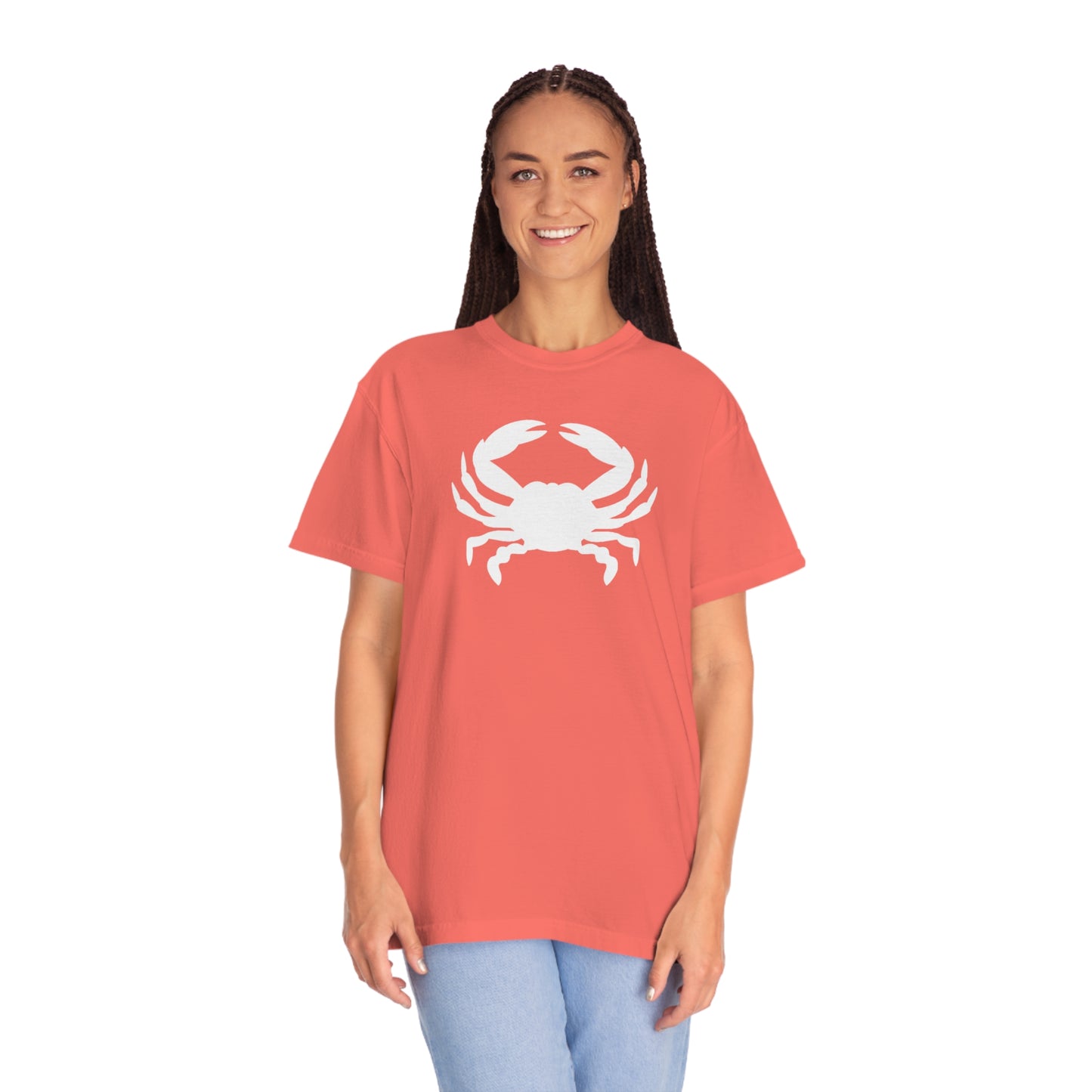 White Crab Comfort Colors T-Shirt