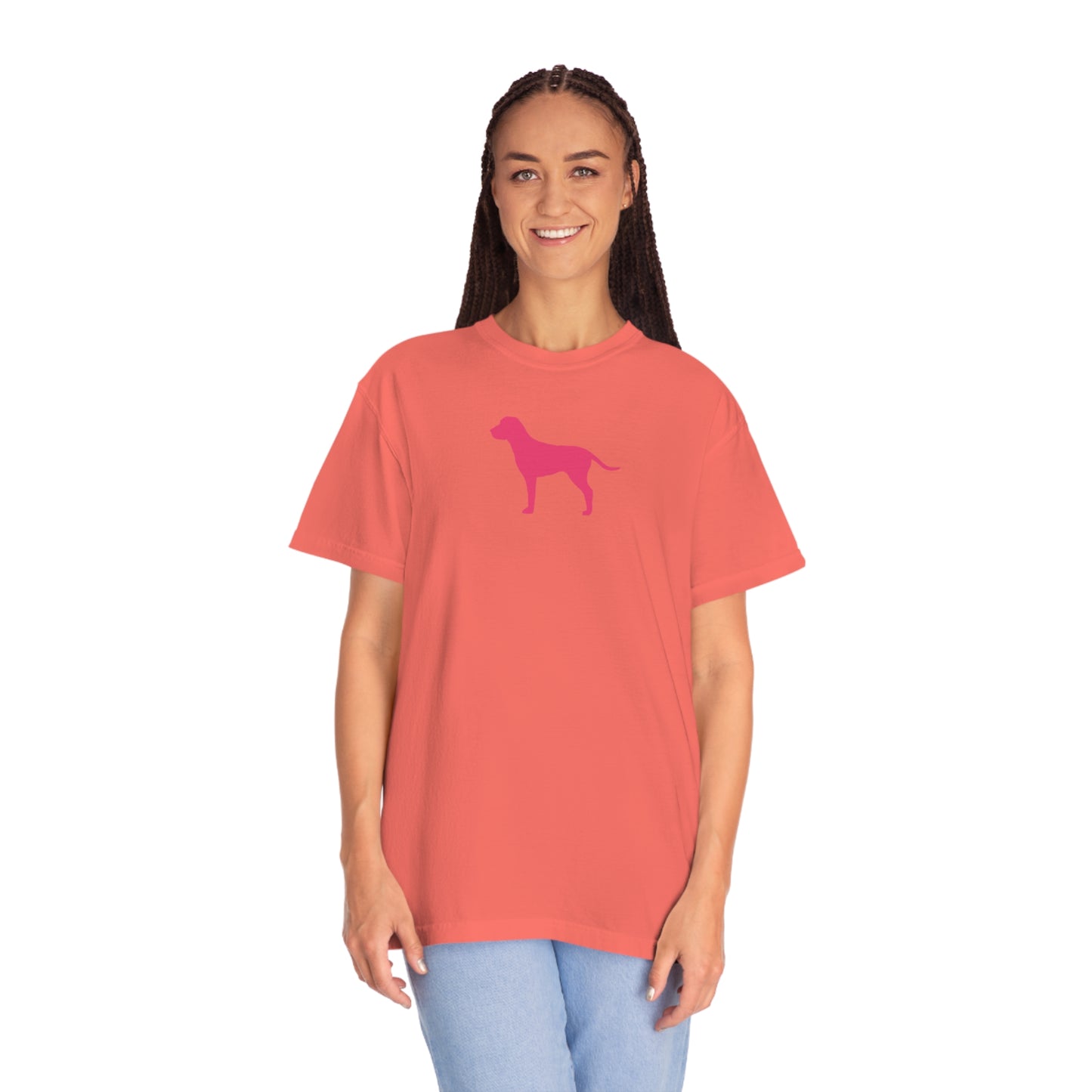 Hot Pink Dog Comfort Colors T-Shirt