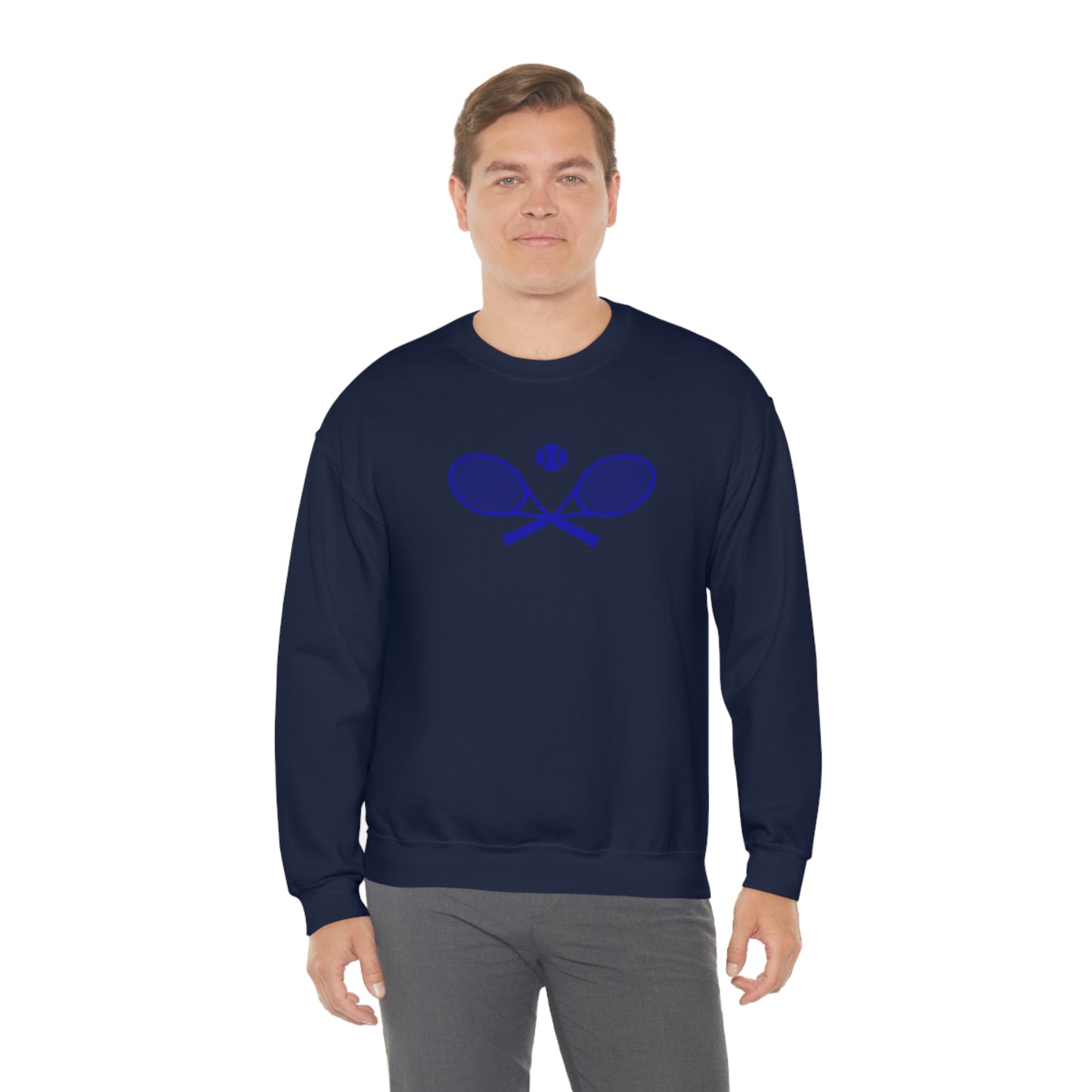 Preppy Blue Tennis Sweatshirt