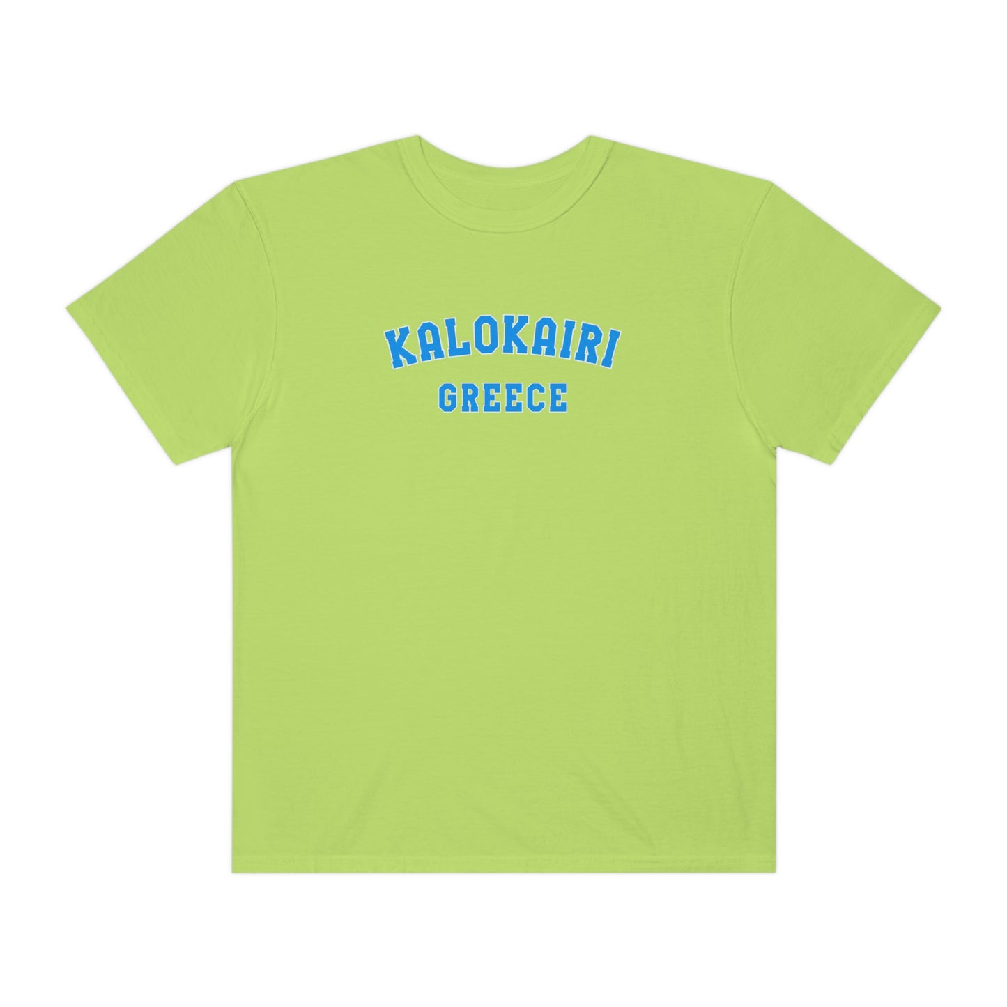 Kalokairi Blue Text Comfort Colors T-Shirt