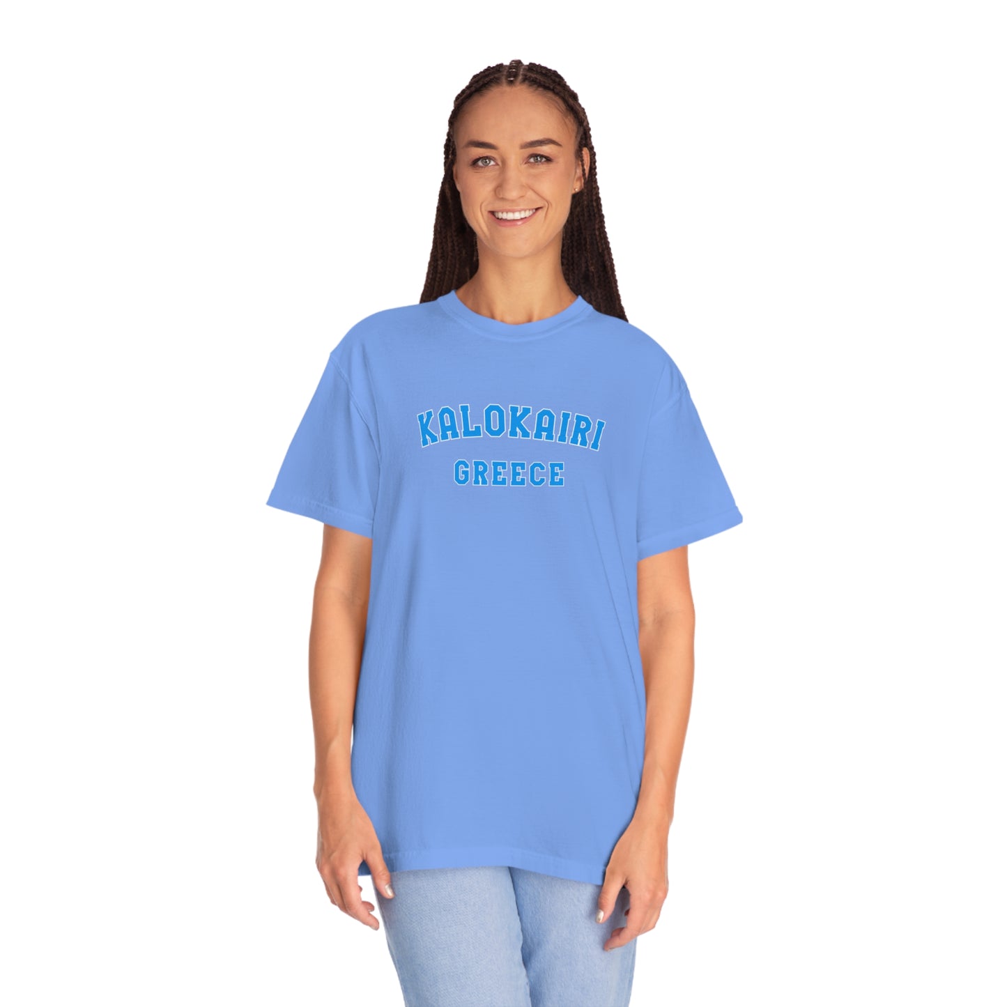 Kalokairi Blue Text Comfort Colors T-Shirt