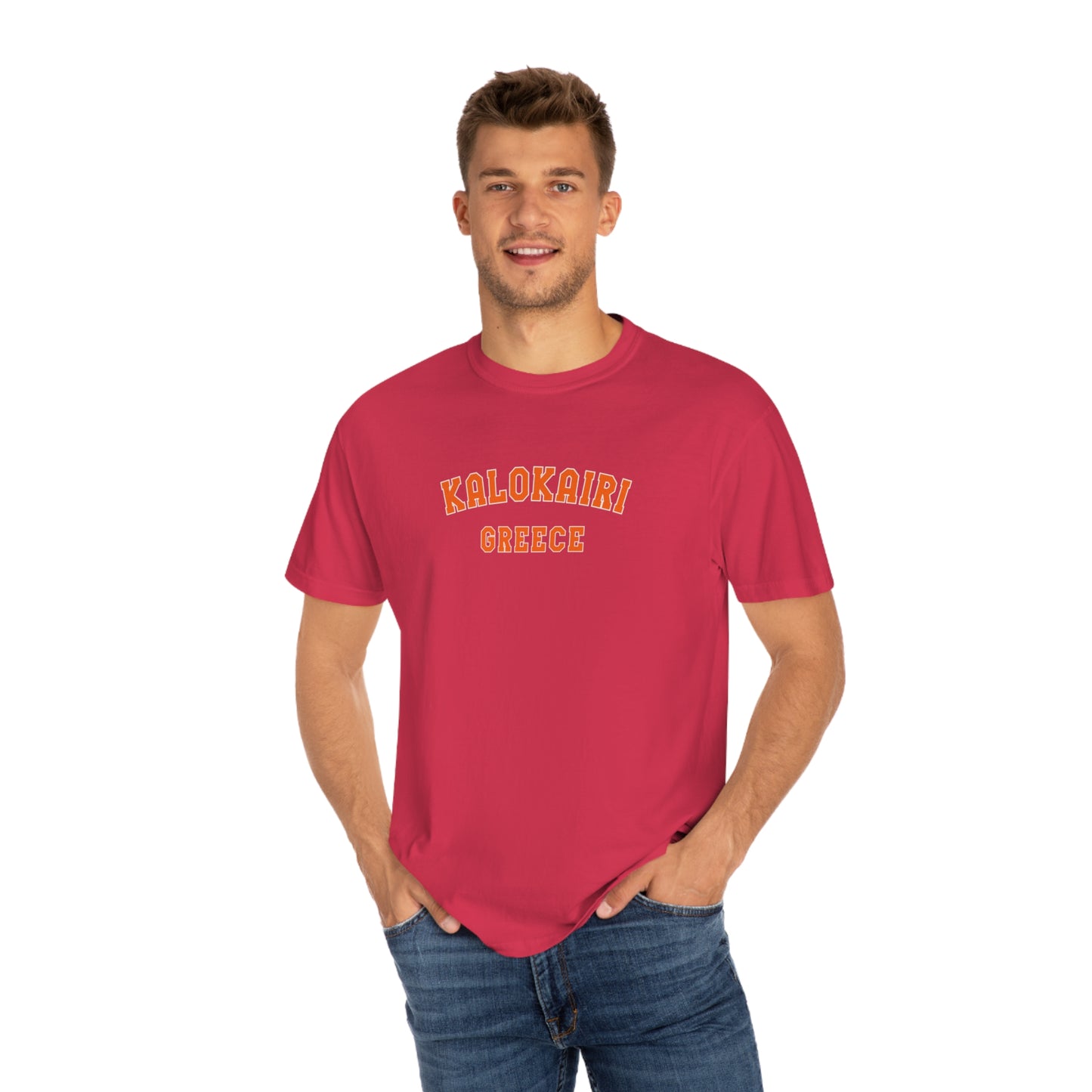 Kalokairi Orange Text Comfort Colors T-Shirt