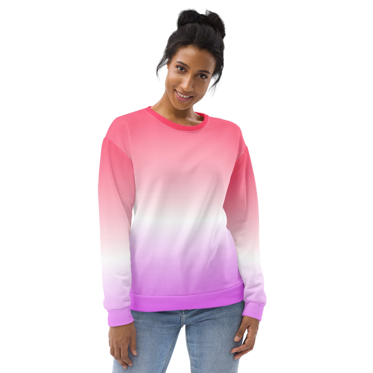 Pink and Purple Ombre Sweatshirt