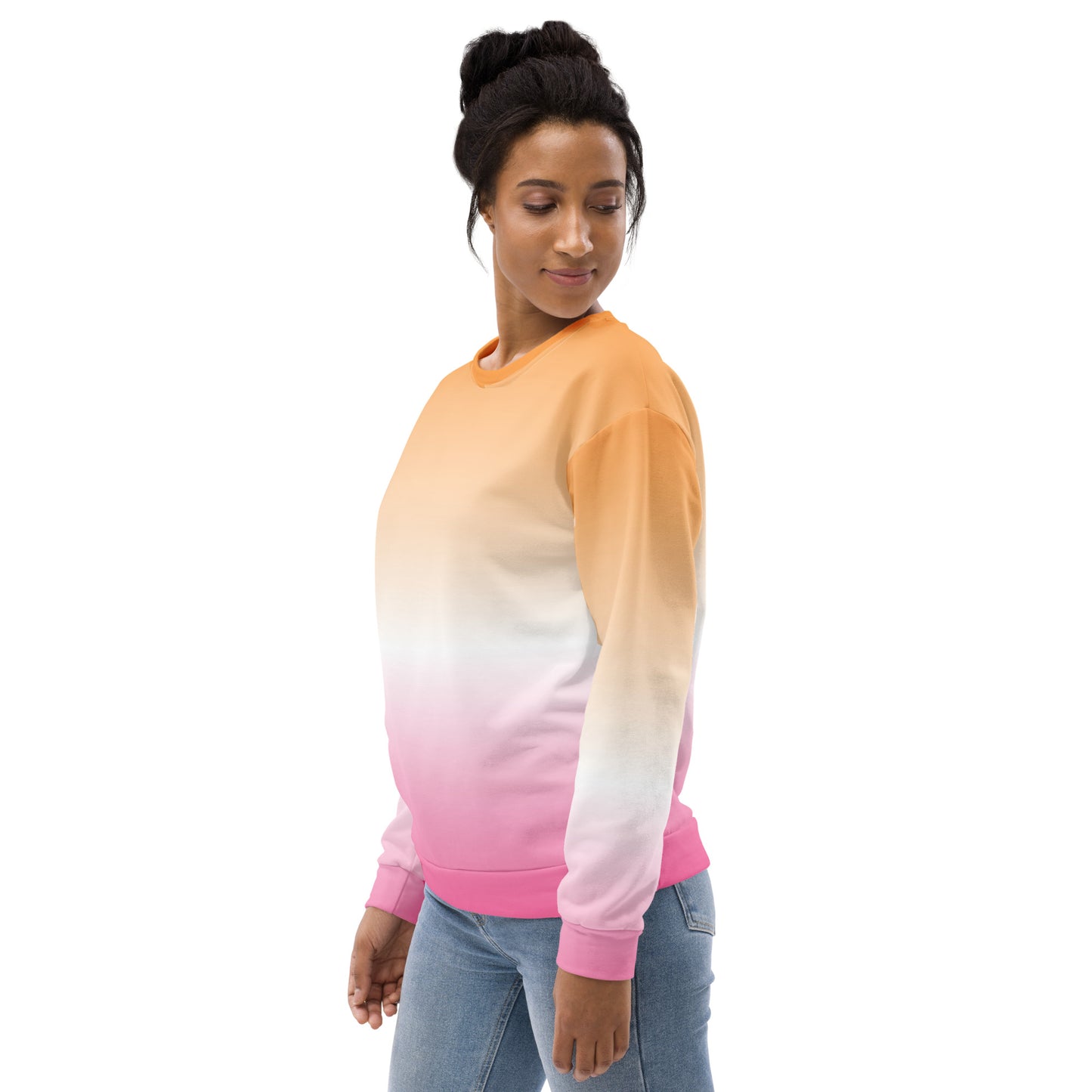 Orange and Pink Ombre Sweatshirt