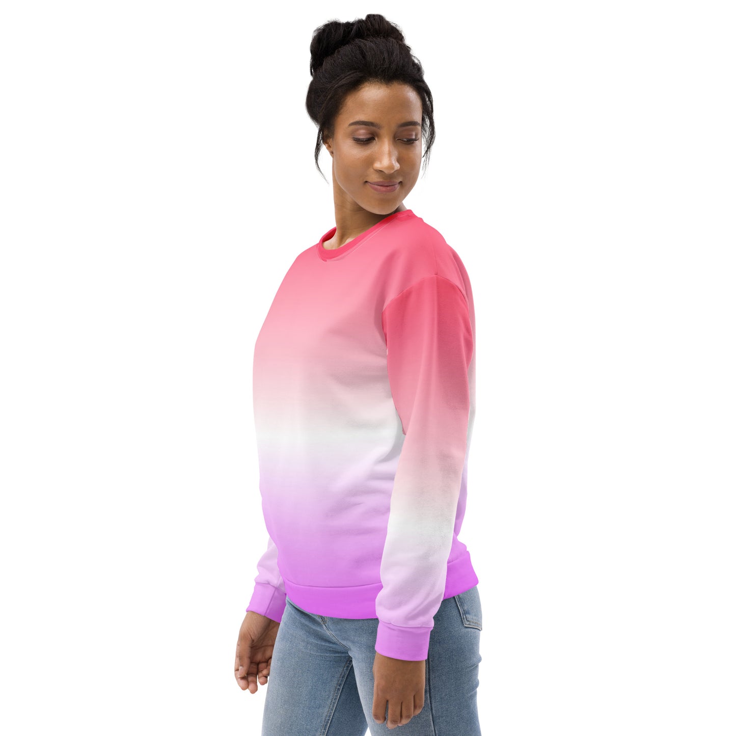 Pink and Purple Ombre Sweatshirt