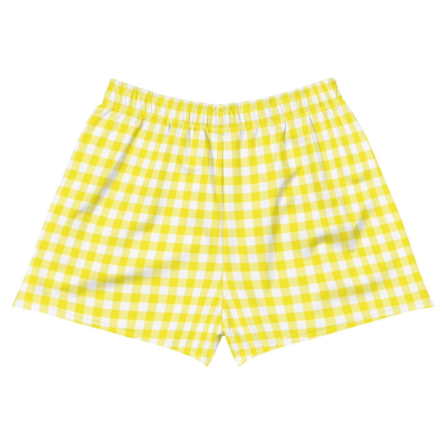 Preppy Yellow Gingham Shorts