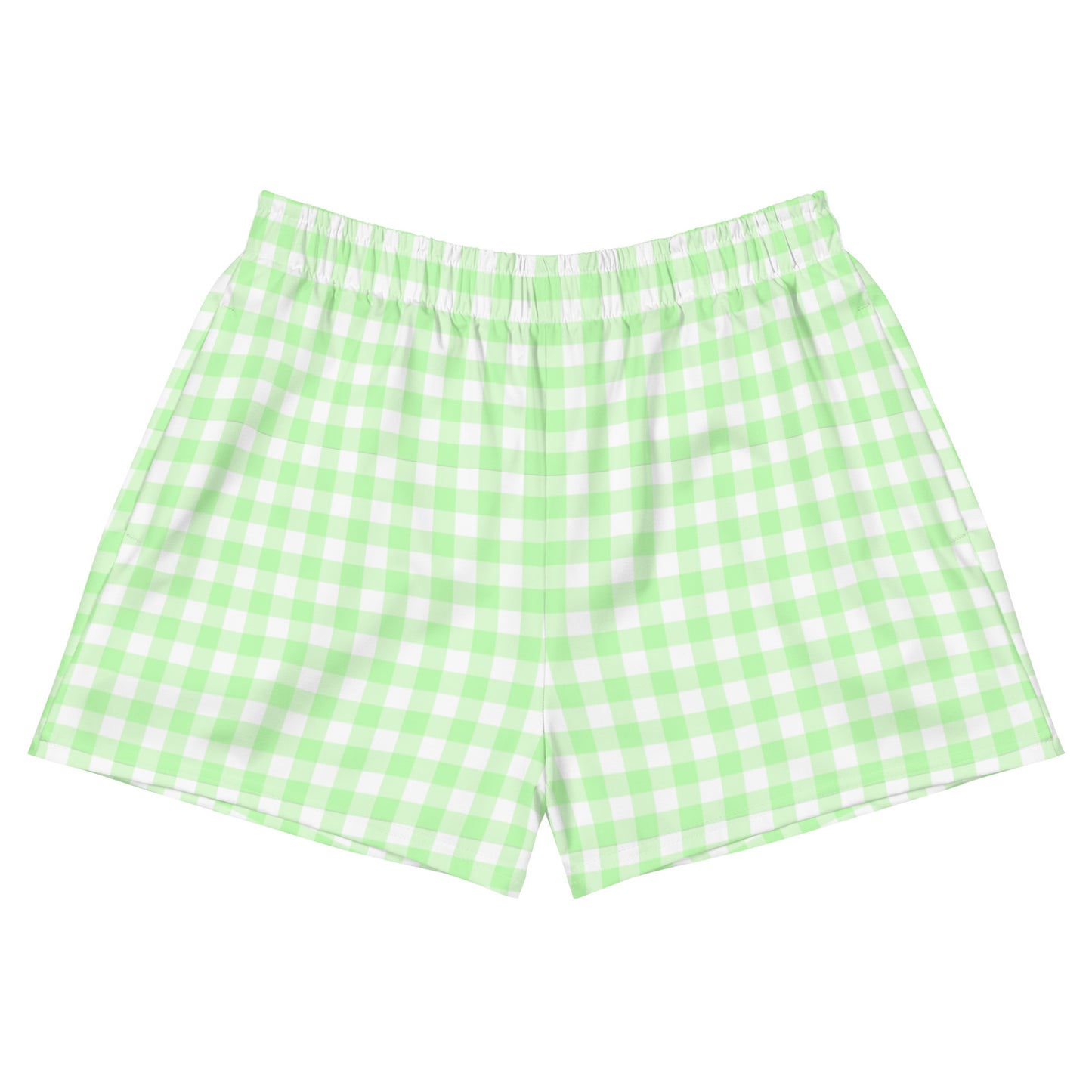 Preppy Green Gingham Shorts