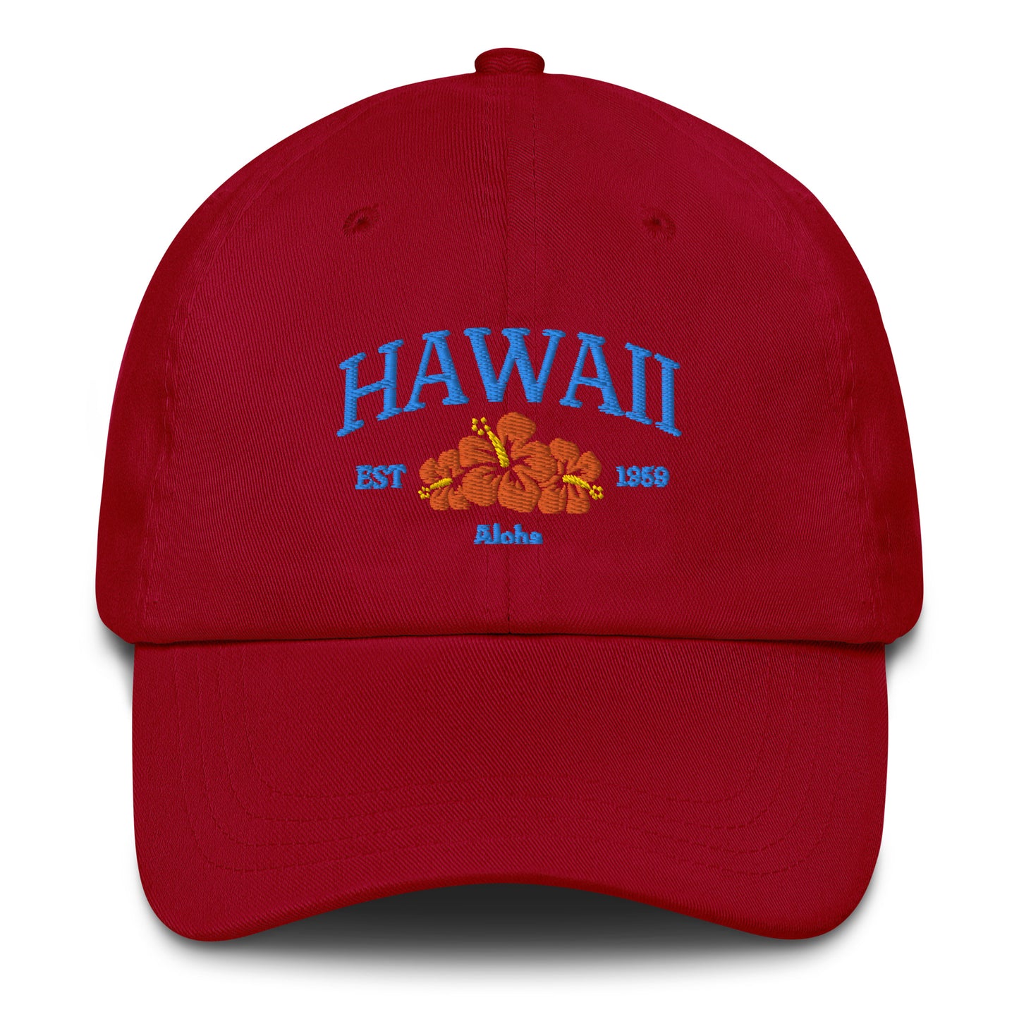 Hawaii Blue/Orange Baseball Cap