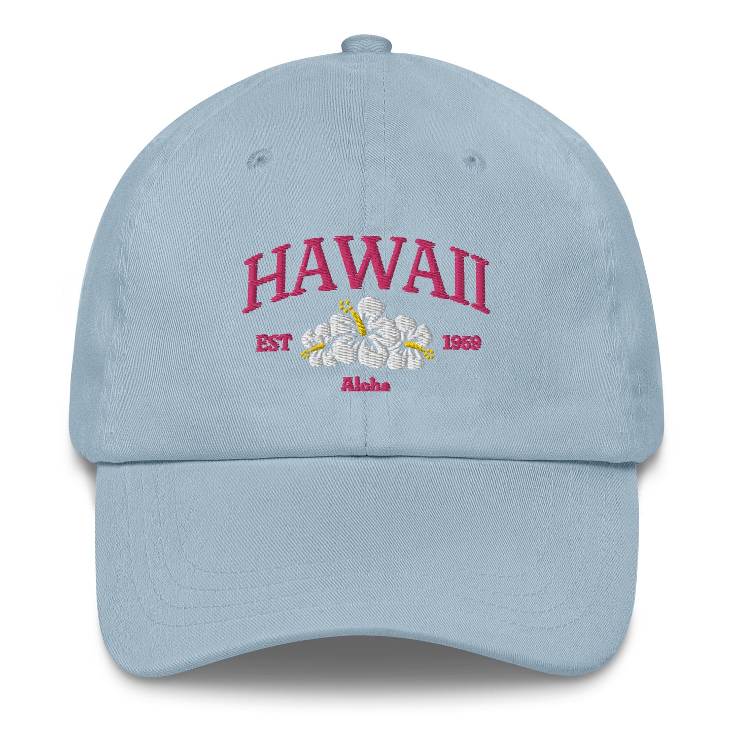Hawaii Pink/White Baseball Cap