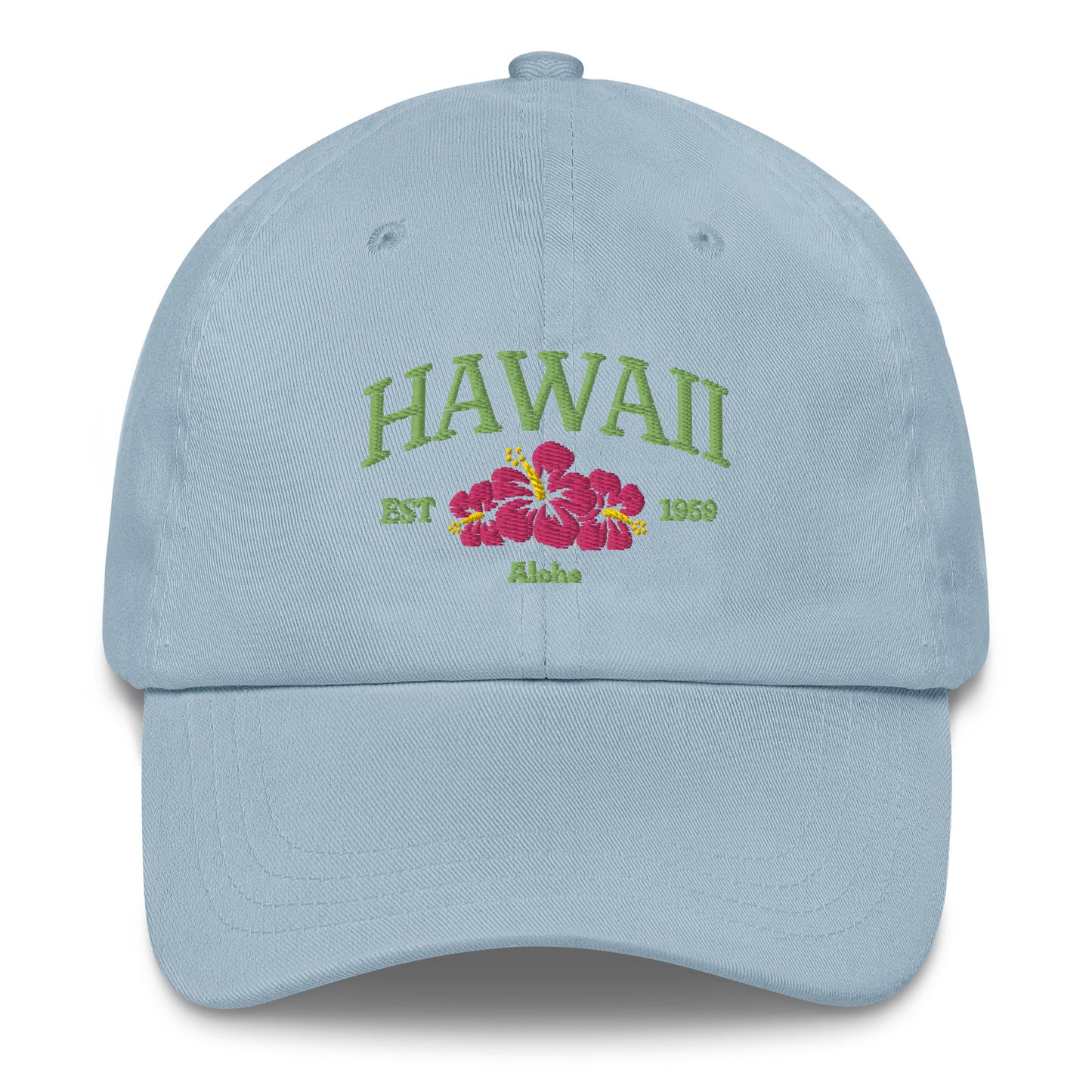 Hawaii Green/Pink Baseball Cap