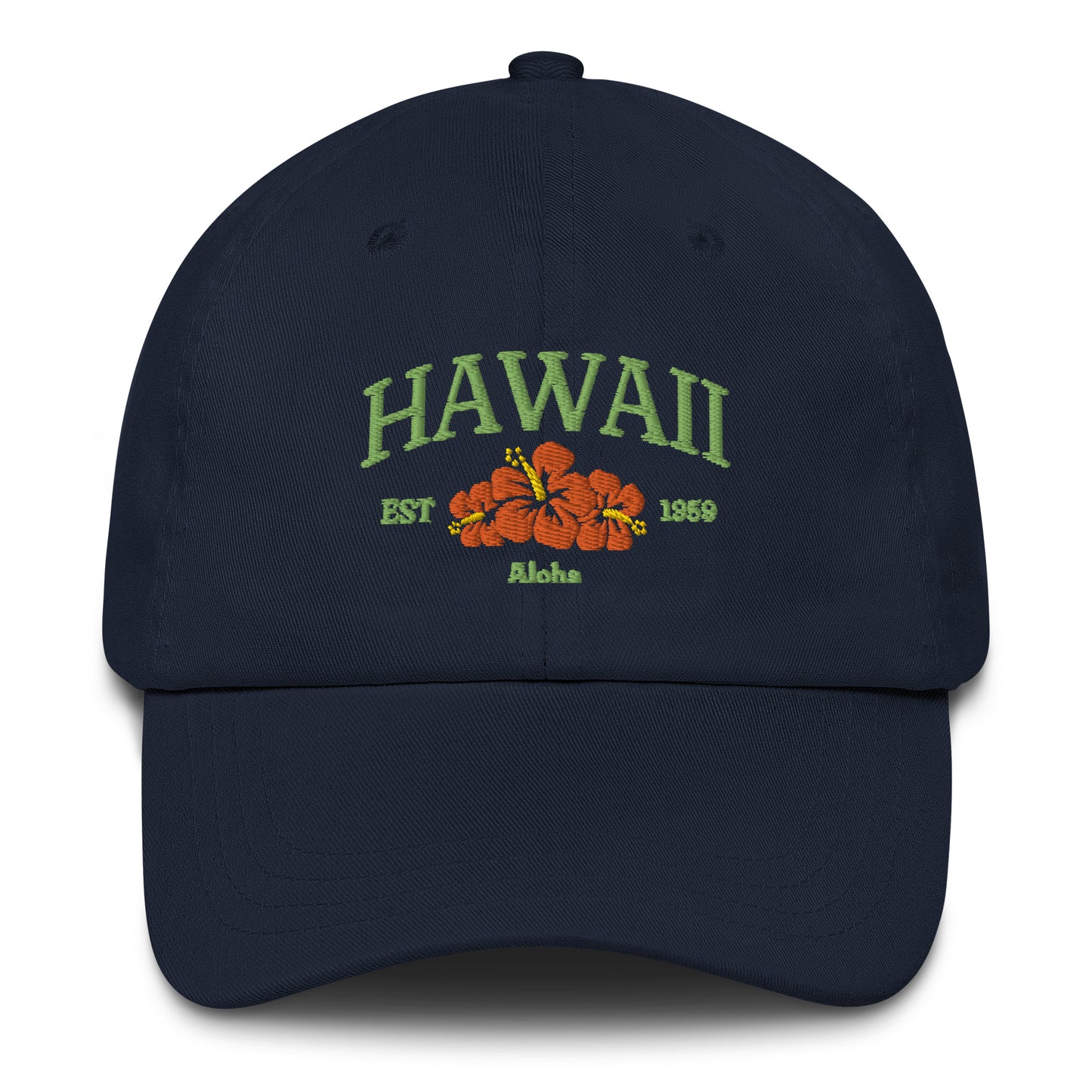 Hawaii Green/Orange Baseball Cap