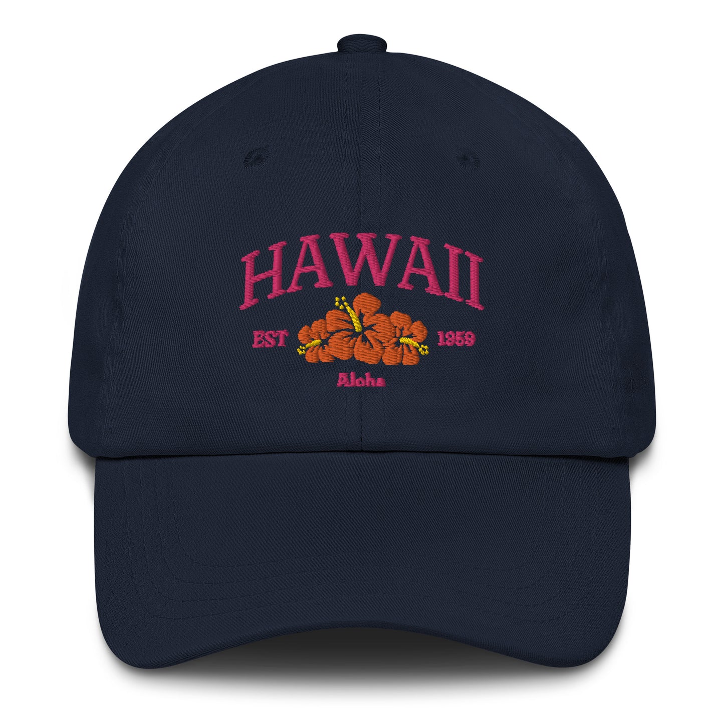 Hawaii Pink/Orange Baseball Cap
