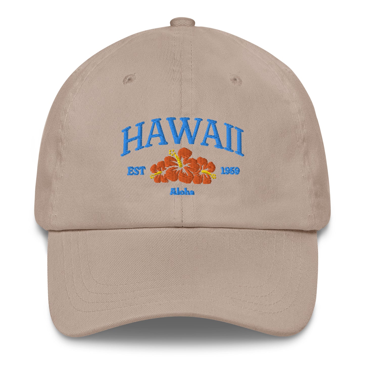 Hawaii Blue/Orange Baseball Cap