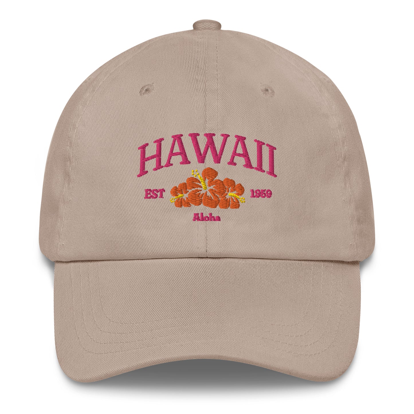 Hawaii Pink/Orange Baseball Cap