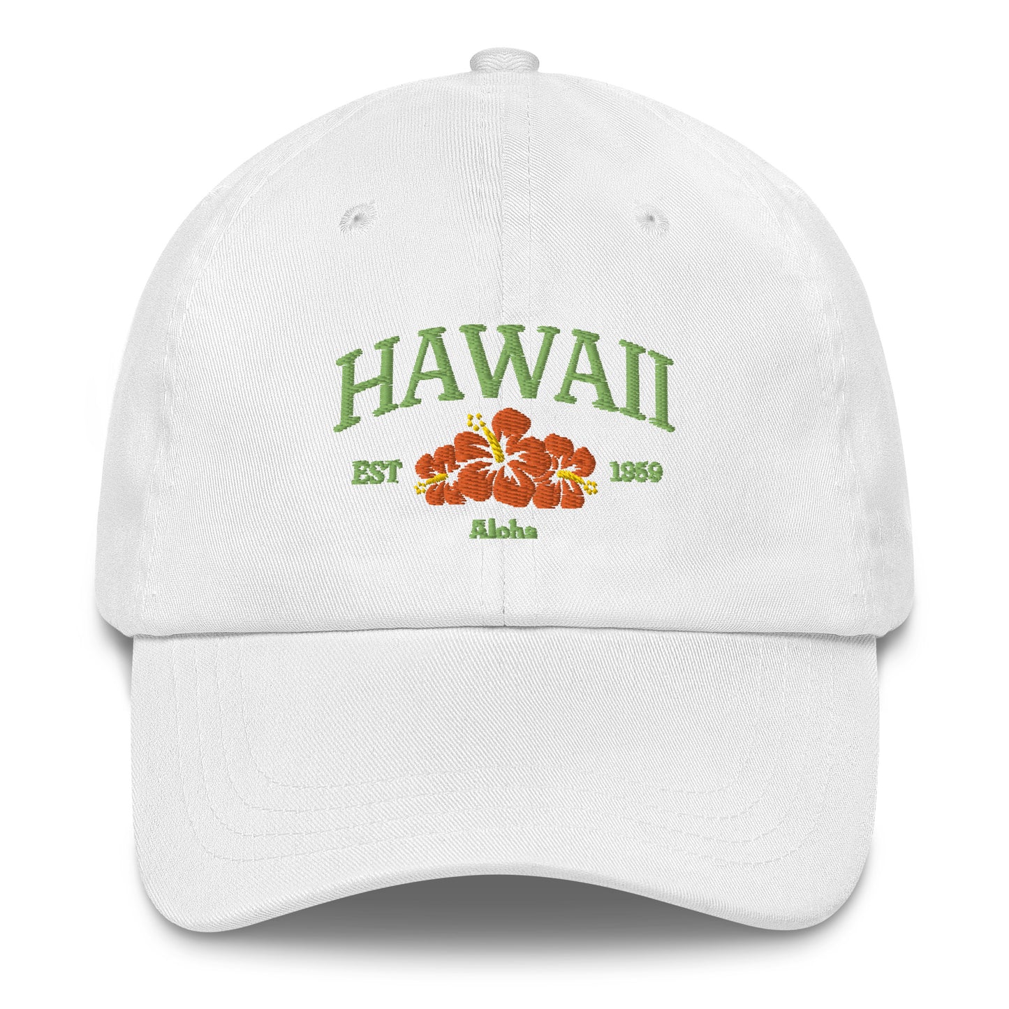Hawaii Green/Orange Baseball Cap
