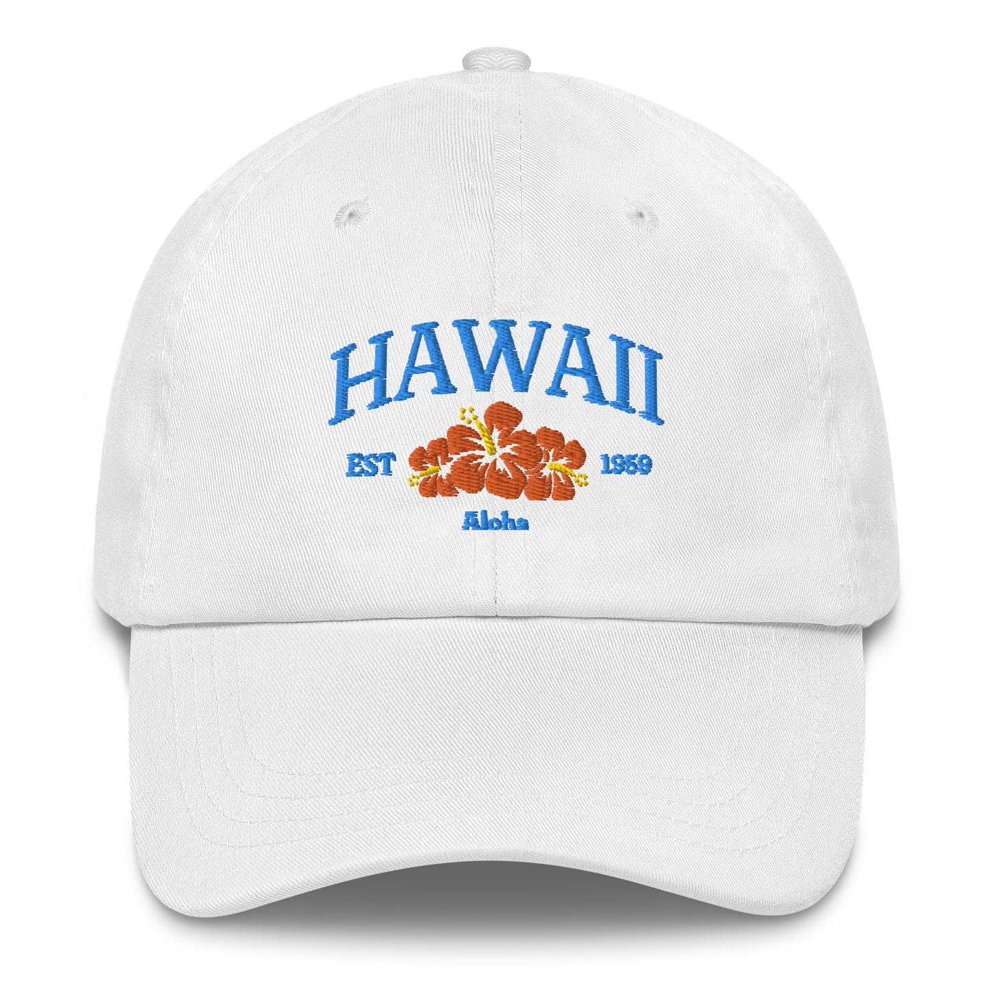 Hawaii Blue/Orange Baseball Cap