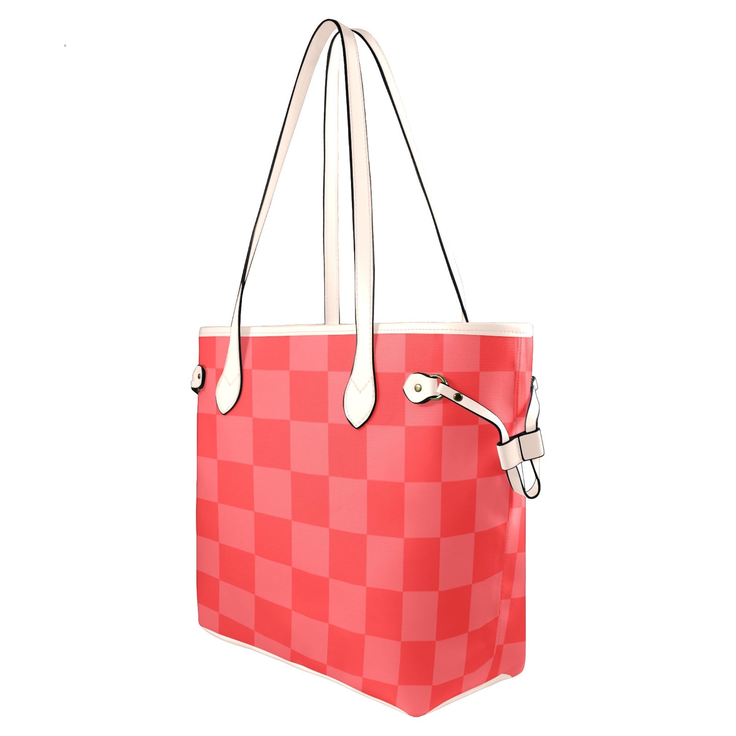 Cherry Check Tote Bag