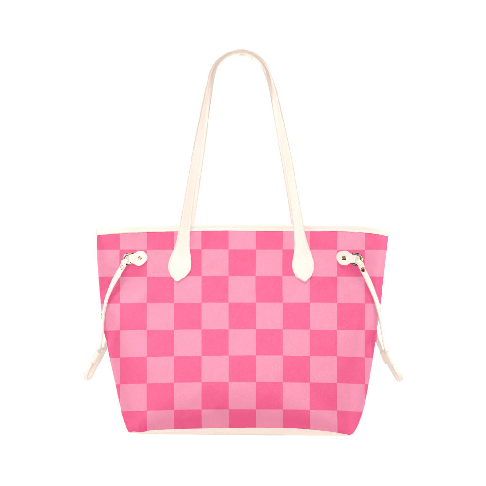 Strawberry Check Tote Bag