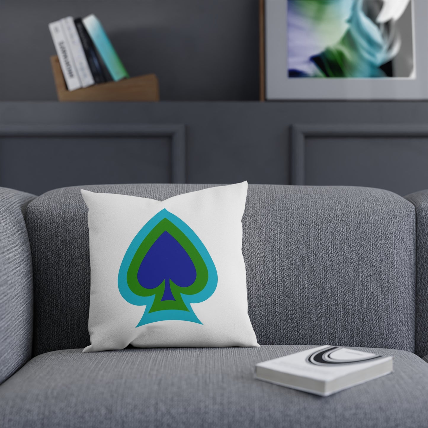 Retro Spades Pillow