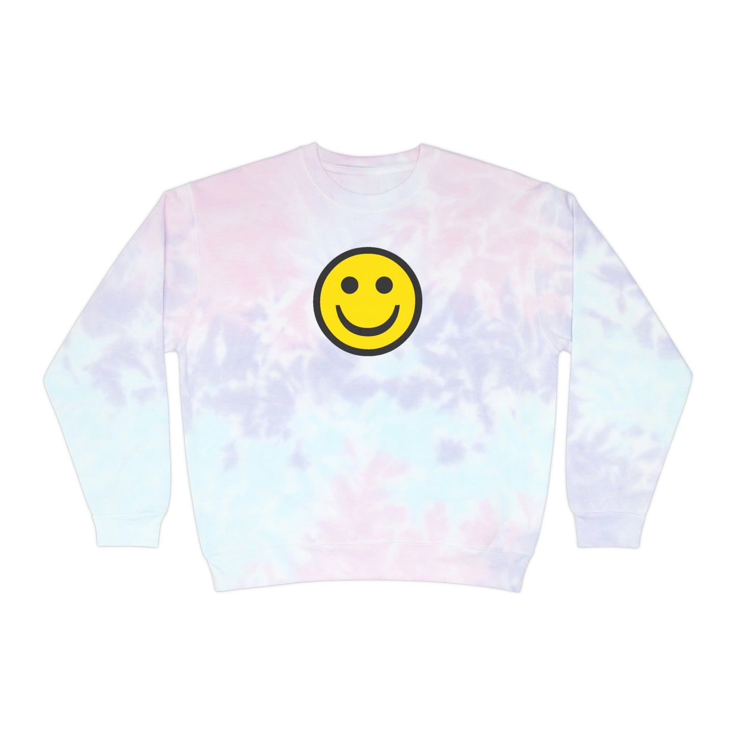 Happy Face Tie-Dye Sweatshirt