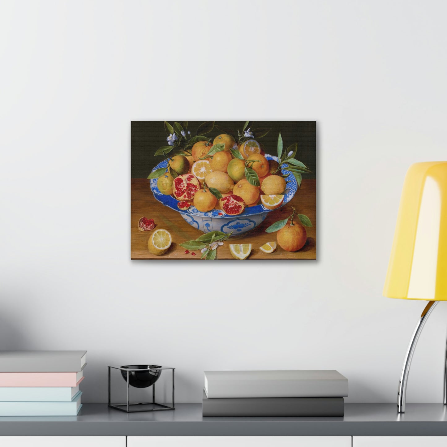 Sicilian Fruit Bowl Canvas Print