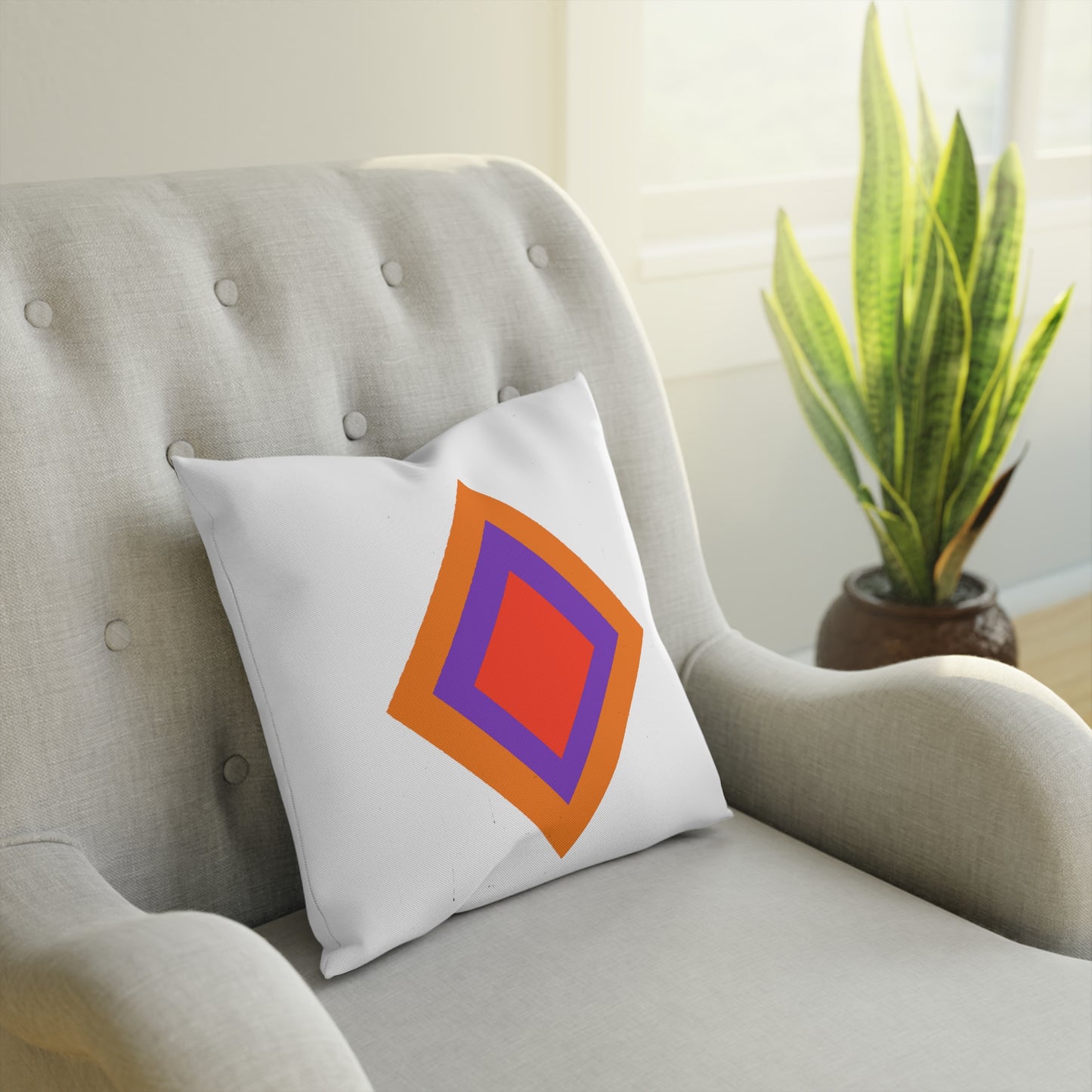 Retro Diamonds Pillow