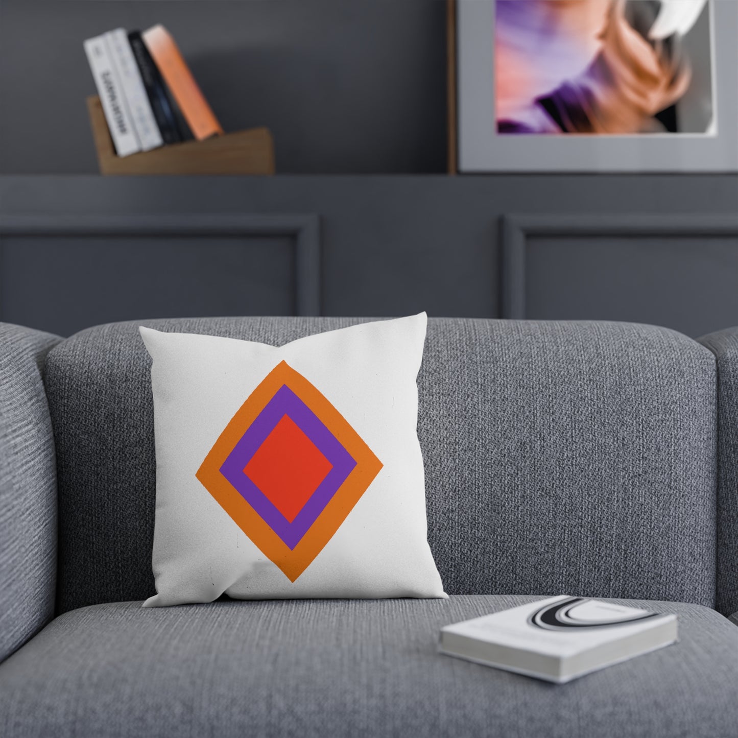 Retro Diamonds Pillow