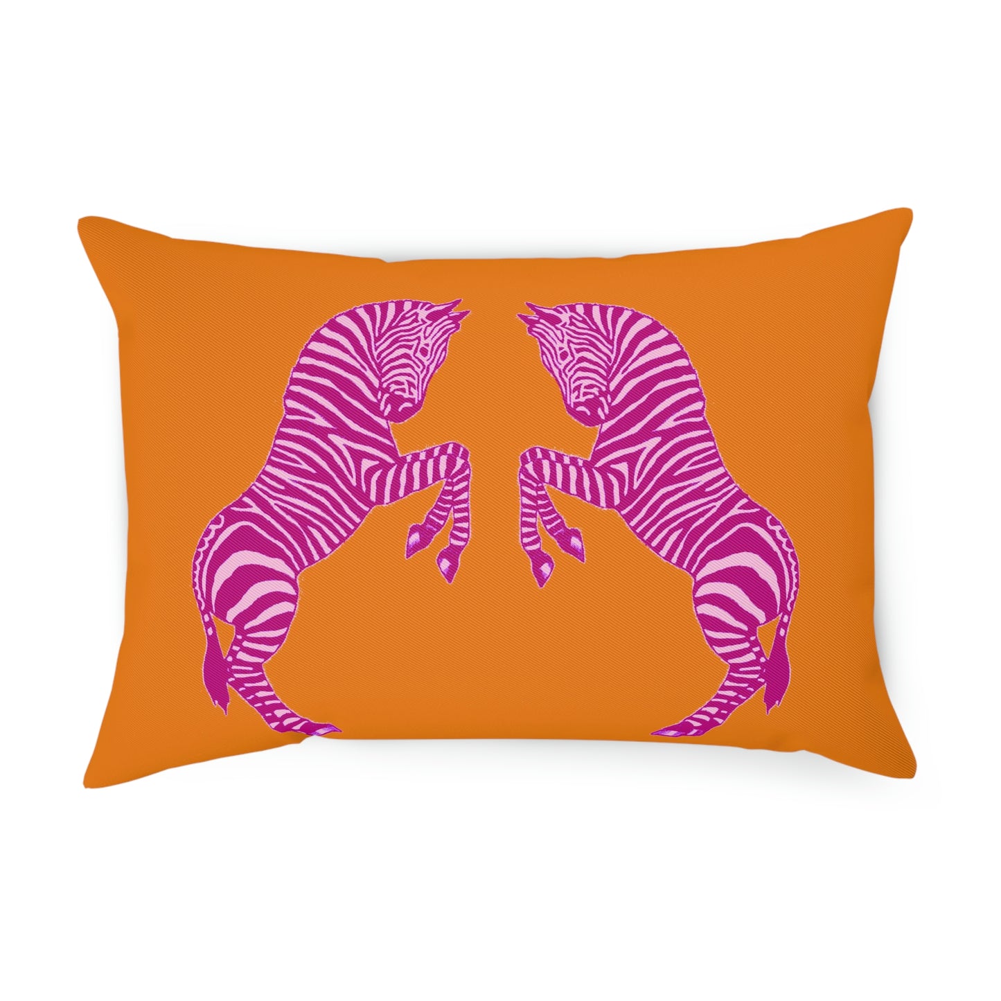 Pink Zebras Pillows in Pink/Orange