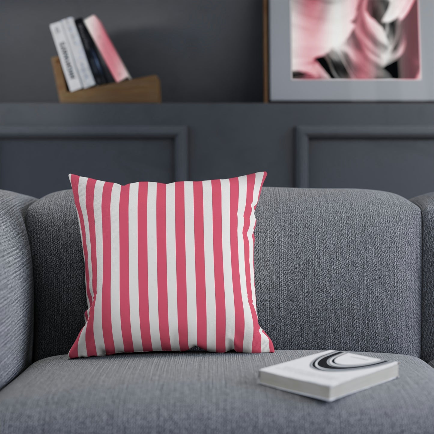 Pink Striped Pillows