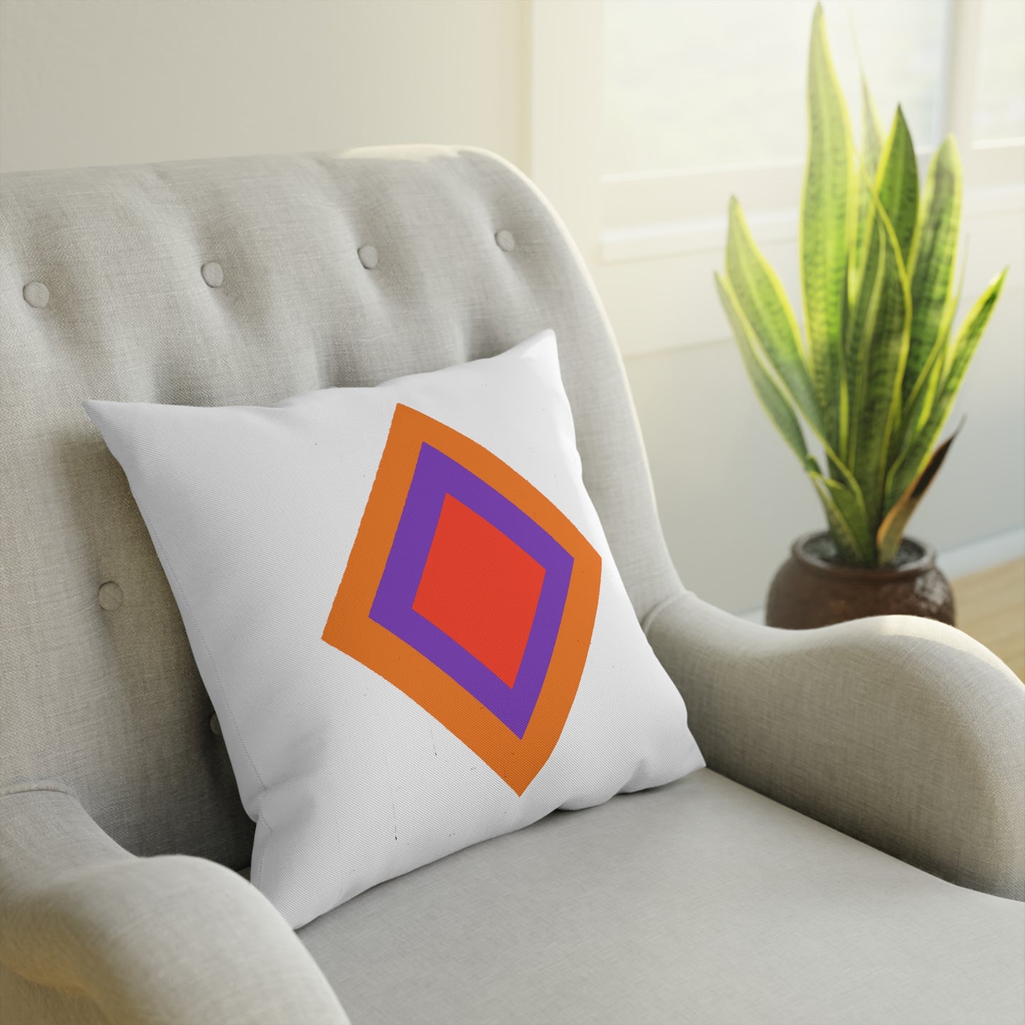 Retro Diamonds Pillow