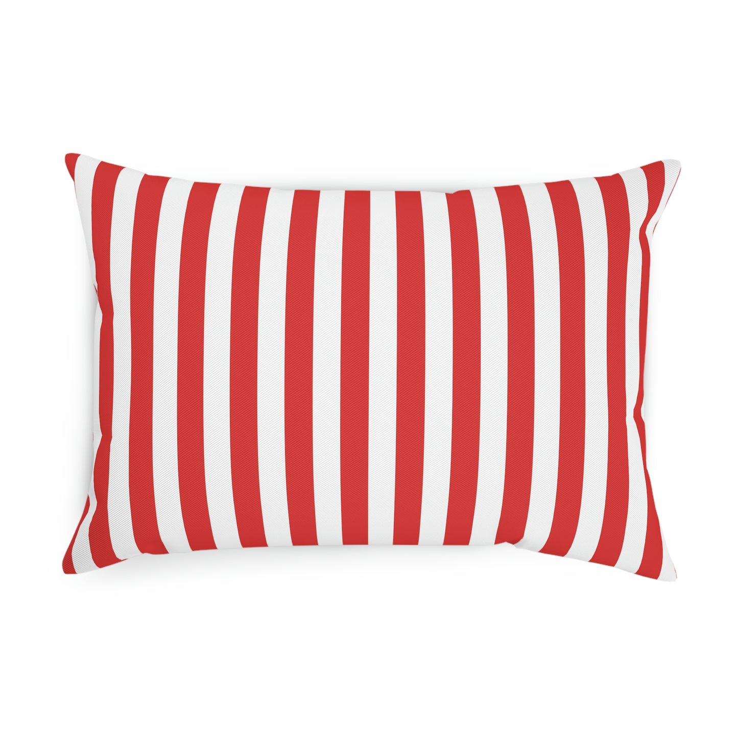 Red Striped Pillows