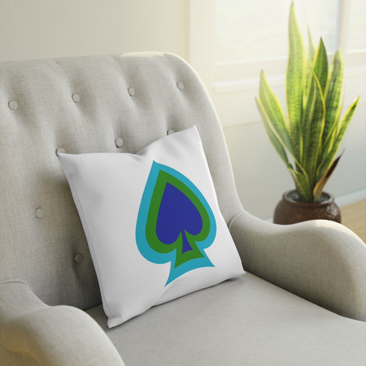 Retro Spades Pillow