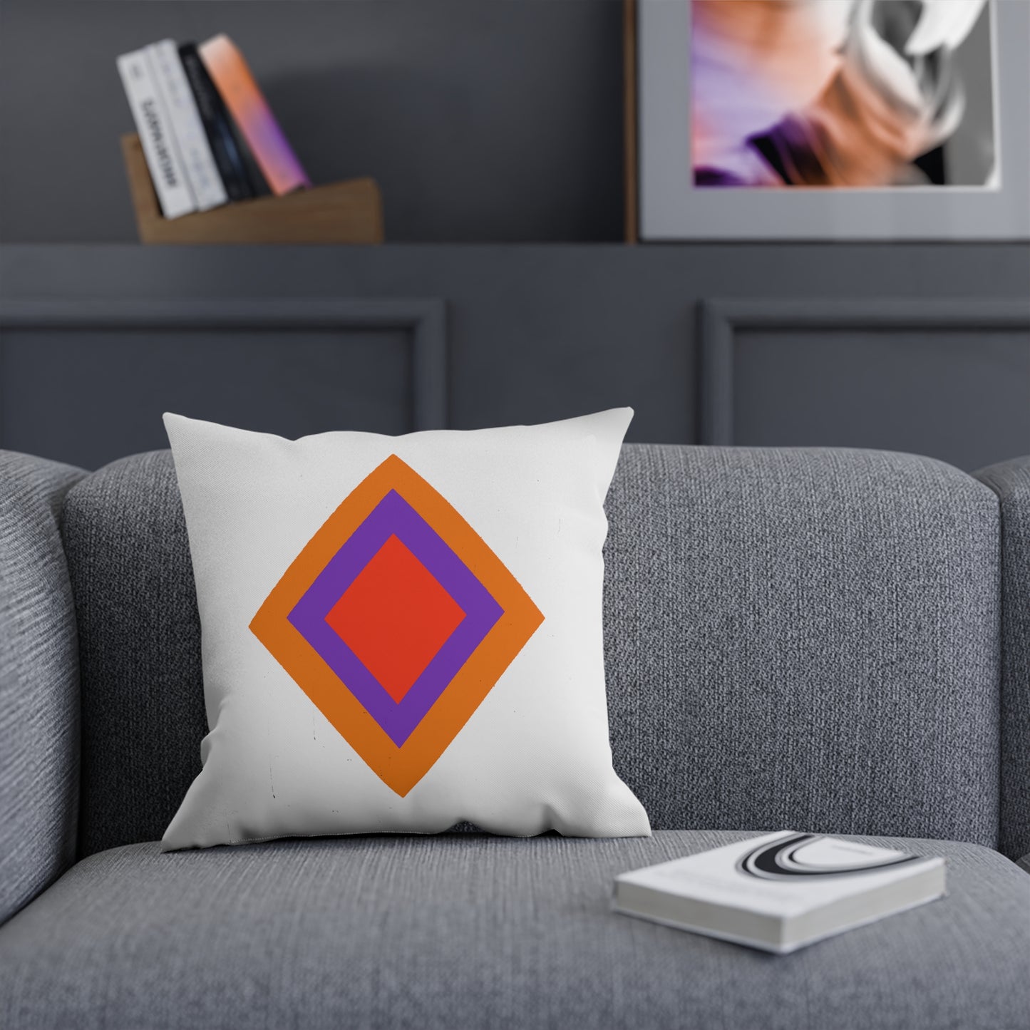 Retro Diamonds Pillow
