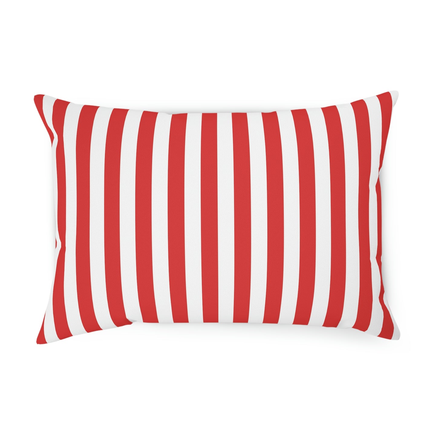 Red Striped Pillows