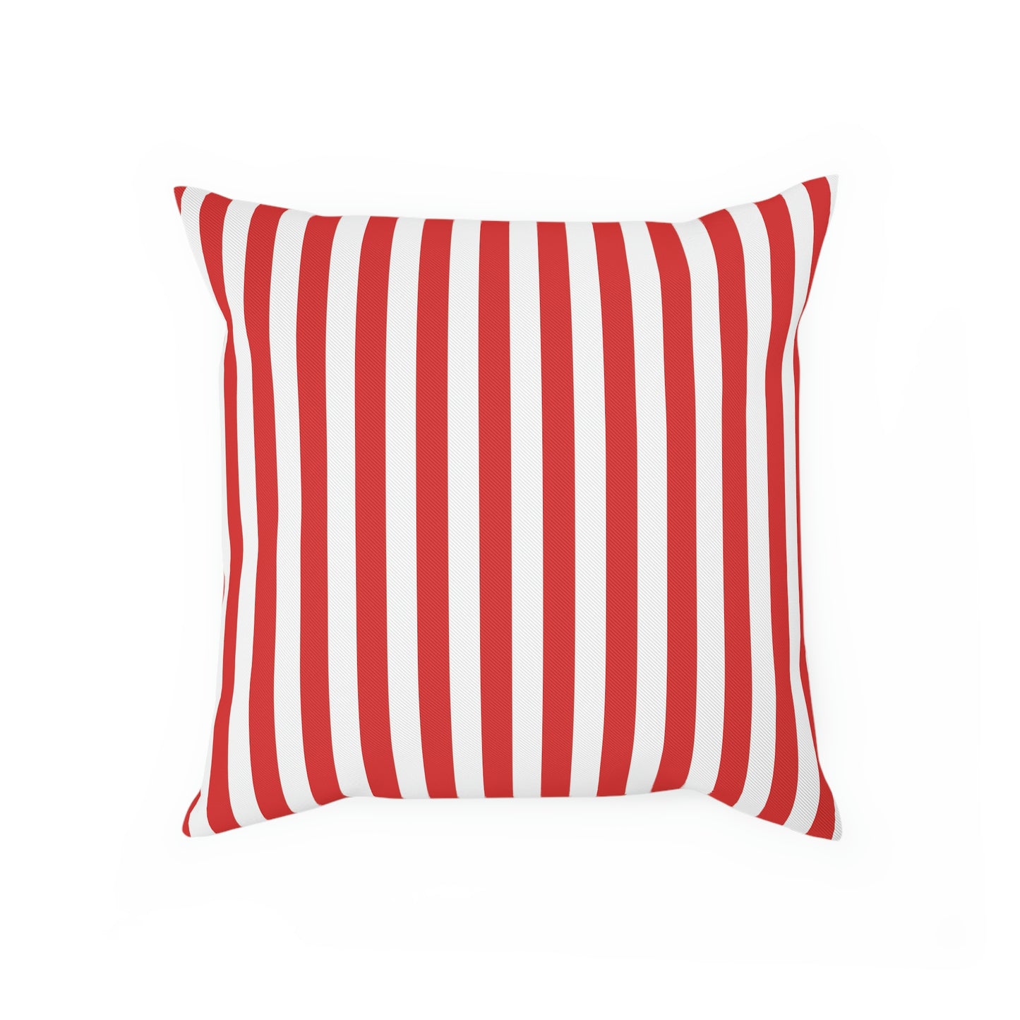 Red Striped Pillows