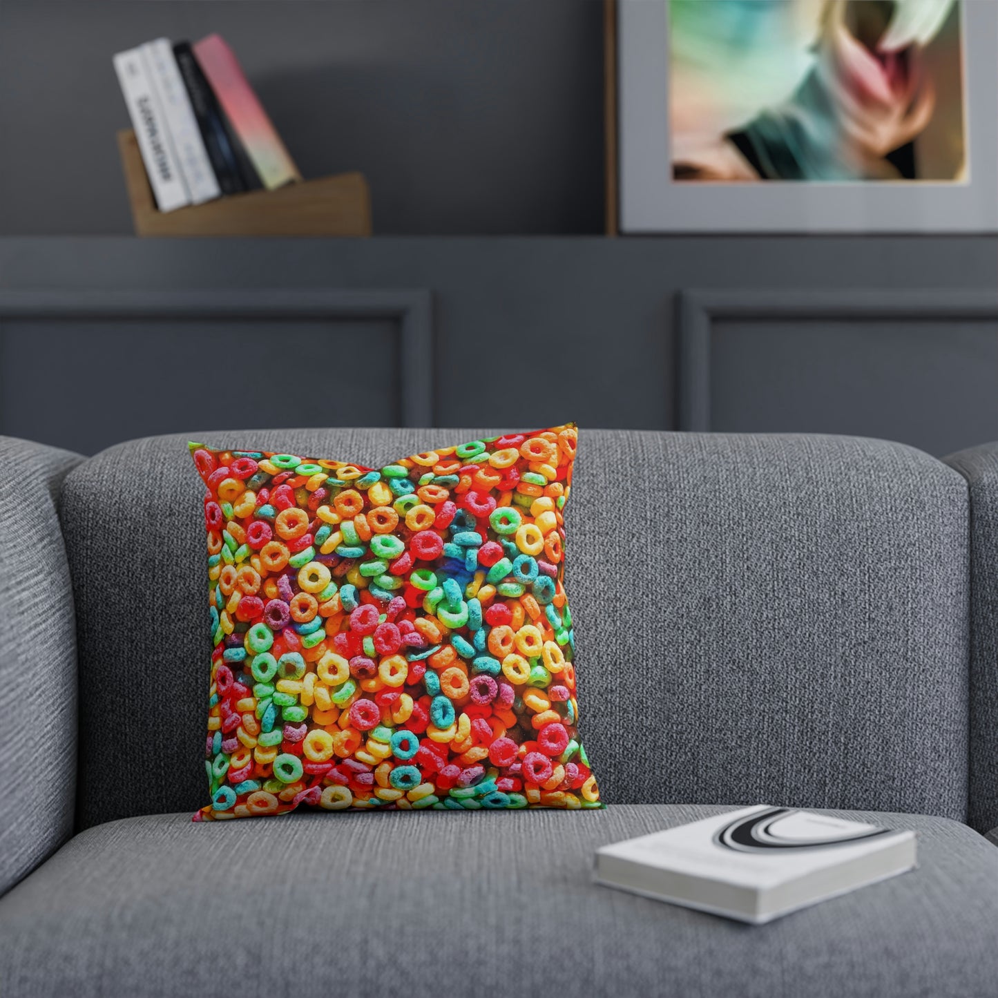 Rainbow Cereal Pillow