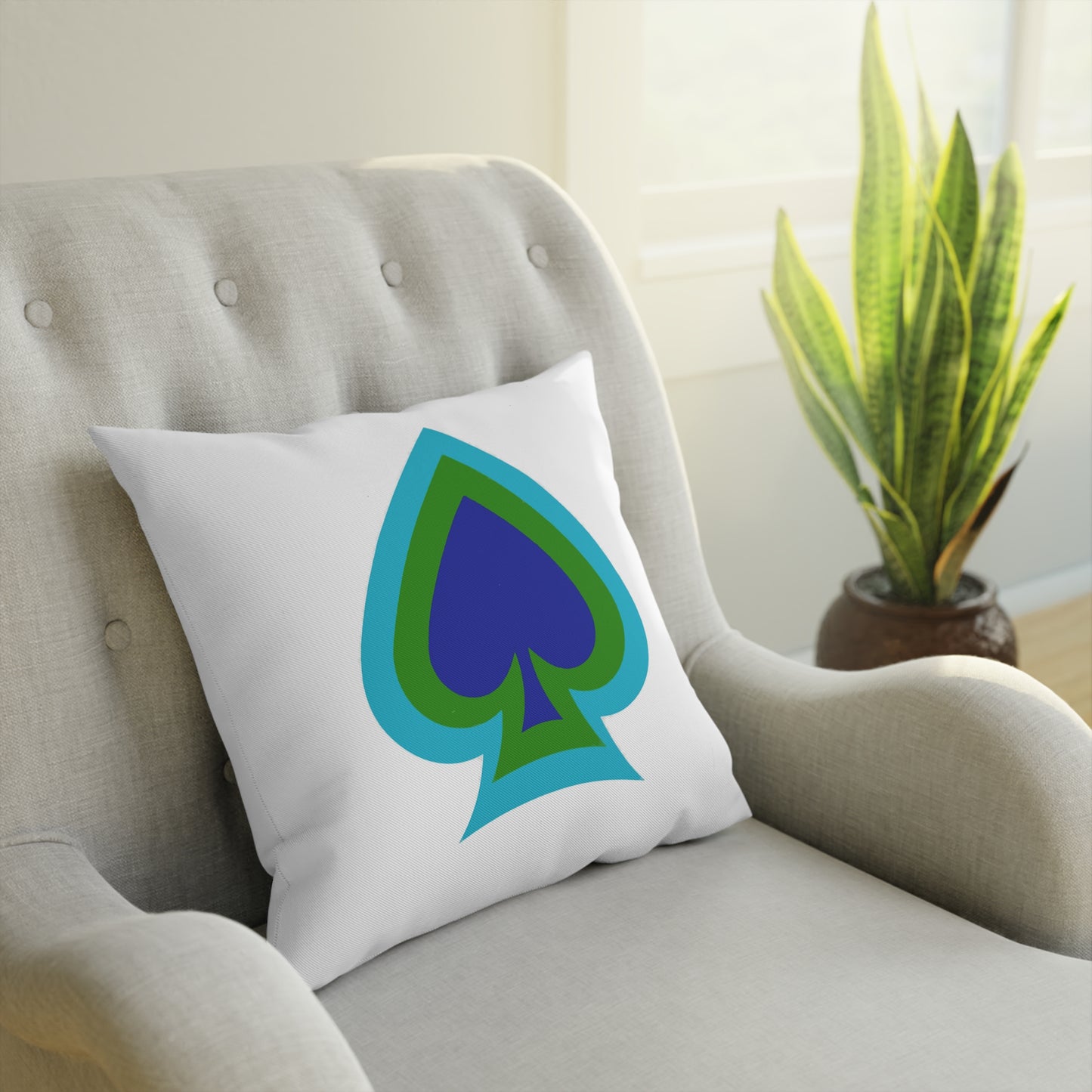 Retro Spades Pillow