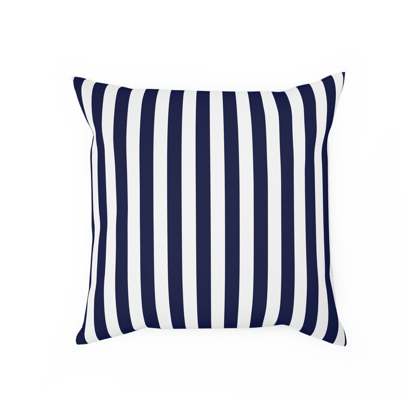 Navy Striped Pillows