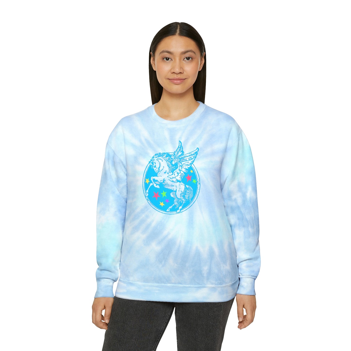 Pegasus Stars Tie-Dye Sweatshirt
