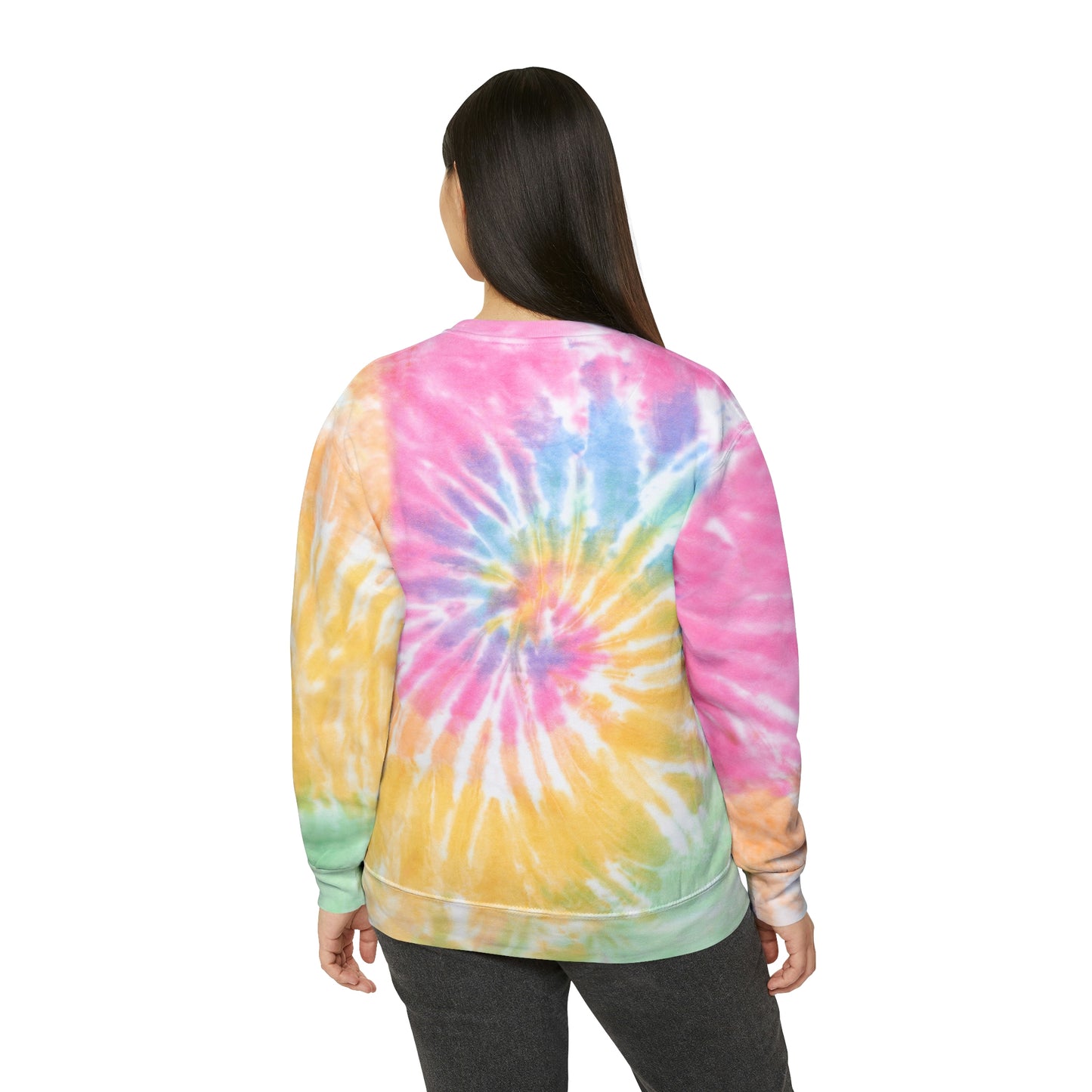 Happy Face Tie-Dye Sweatshirt