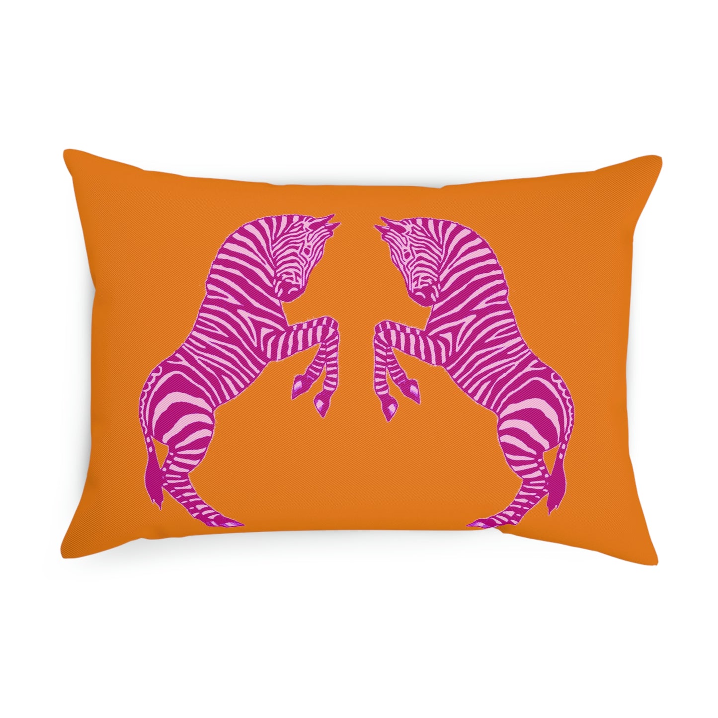 Pink Zebras Pillows in Pink/Orange