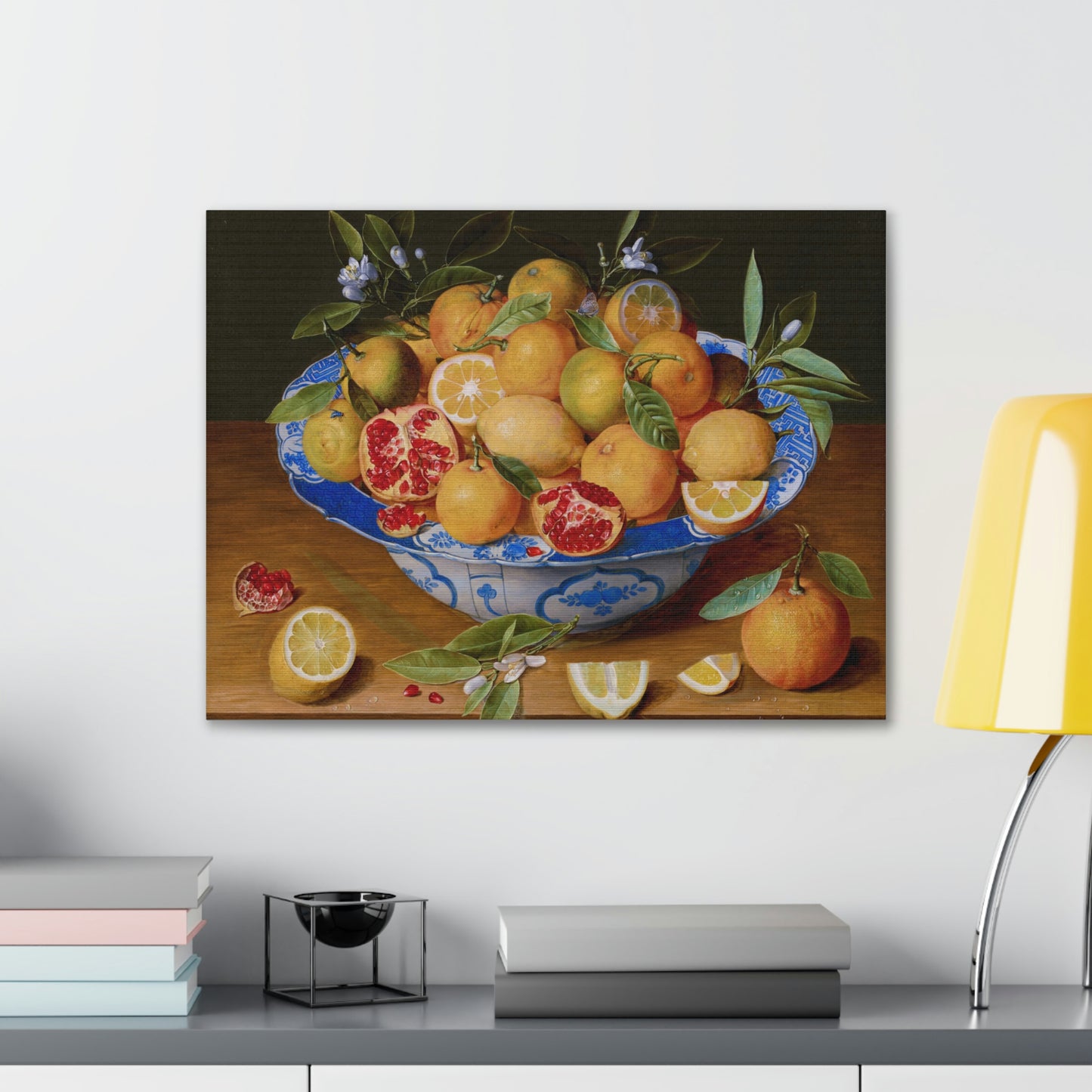 Sicilian Fruit Bowl Canvas Print