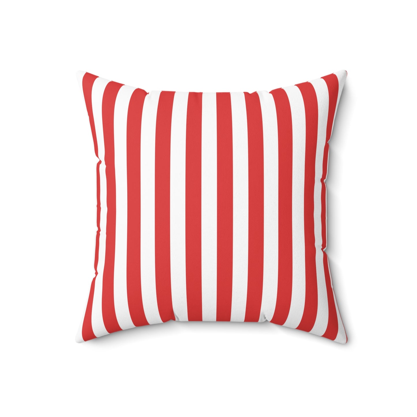 Red Striped Pillows
