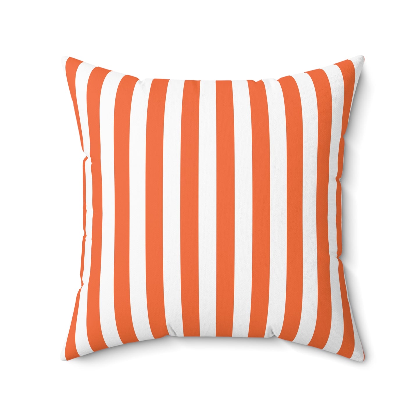 Orange Striped Pillows