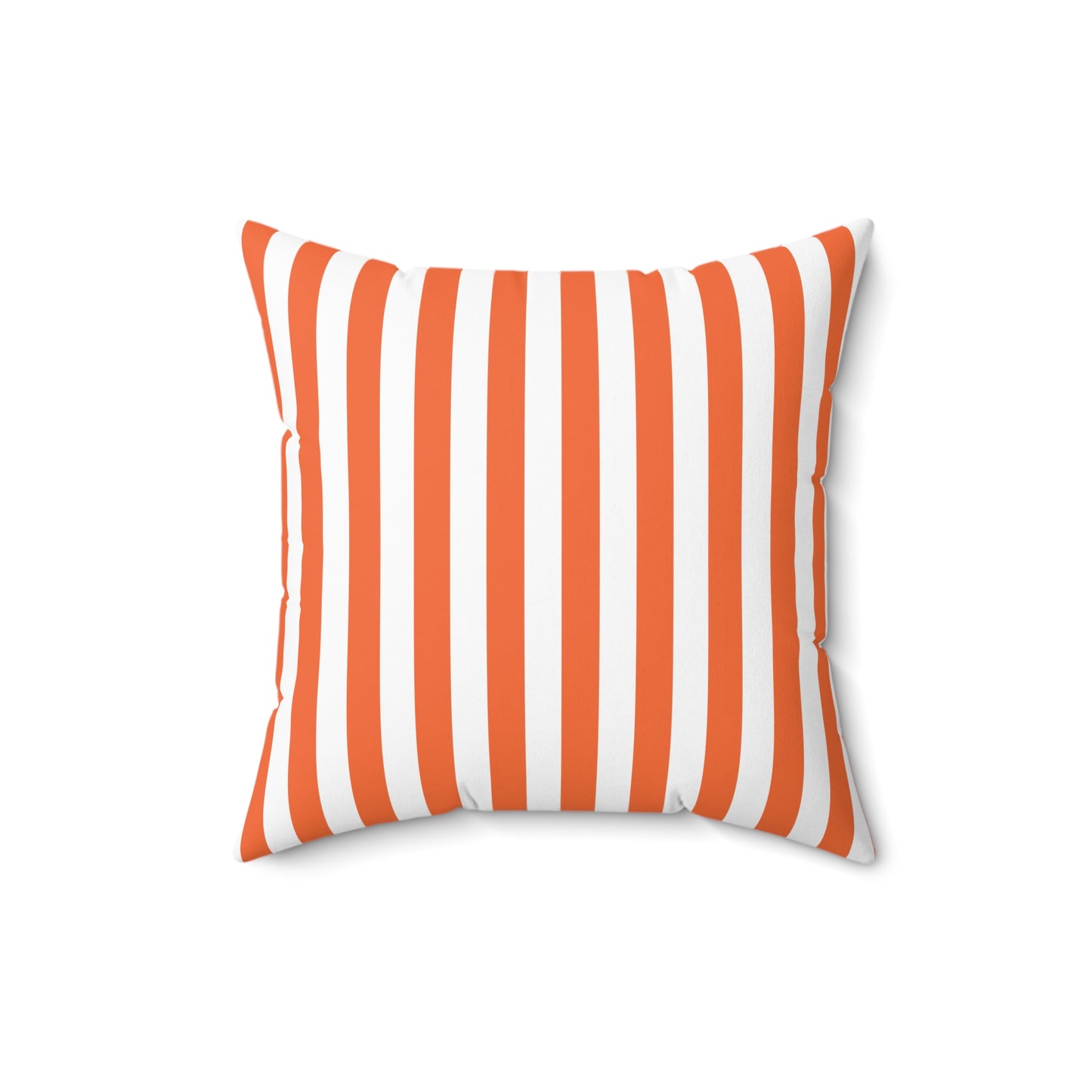 Orange Striped Pillows