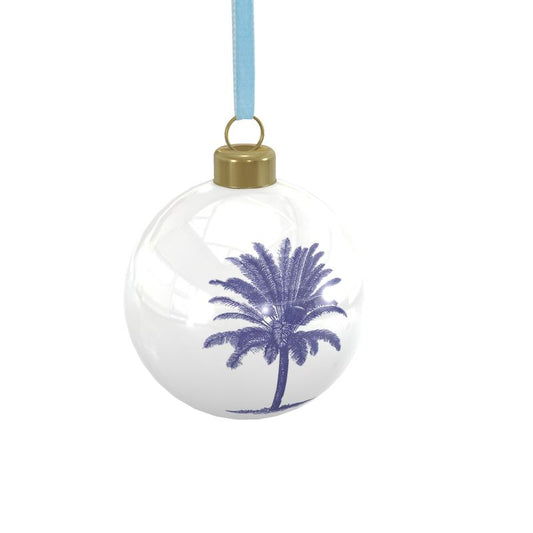 Blue Palm Tree Ornament
