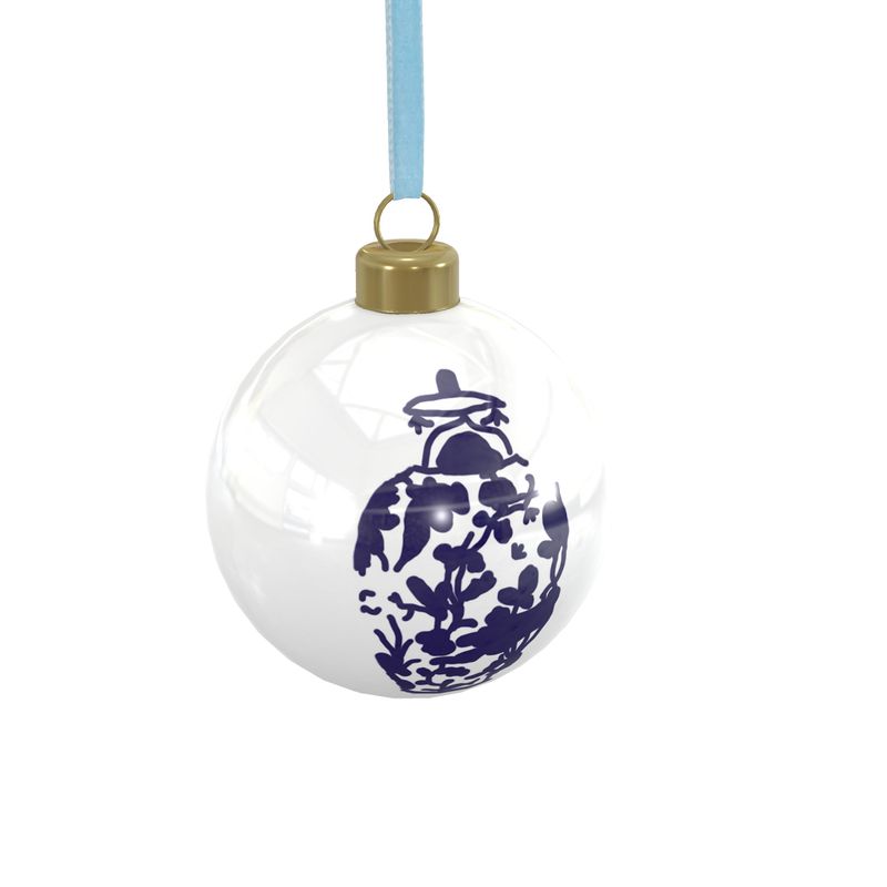Blue Ginger Jar Ornament