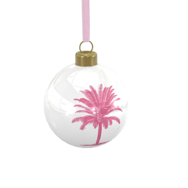 Pink Palm Tree Ornament